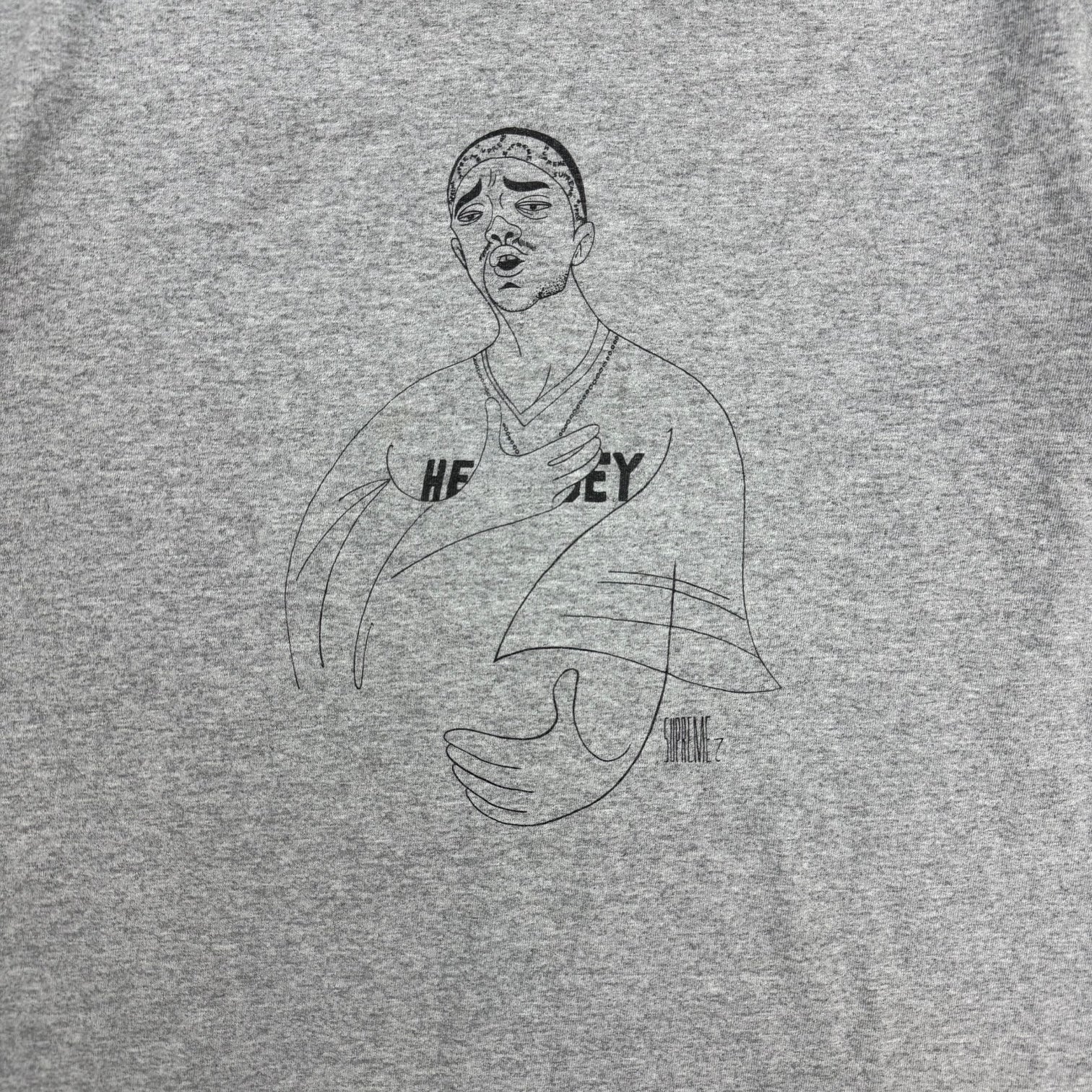 SS18 Supreme Prodigy Tee Heather Grey