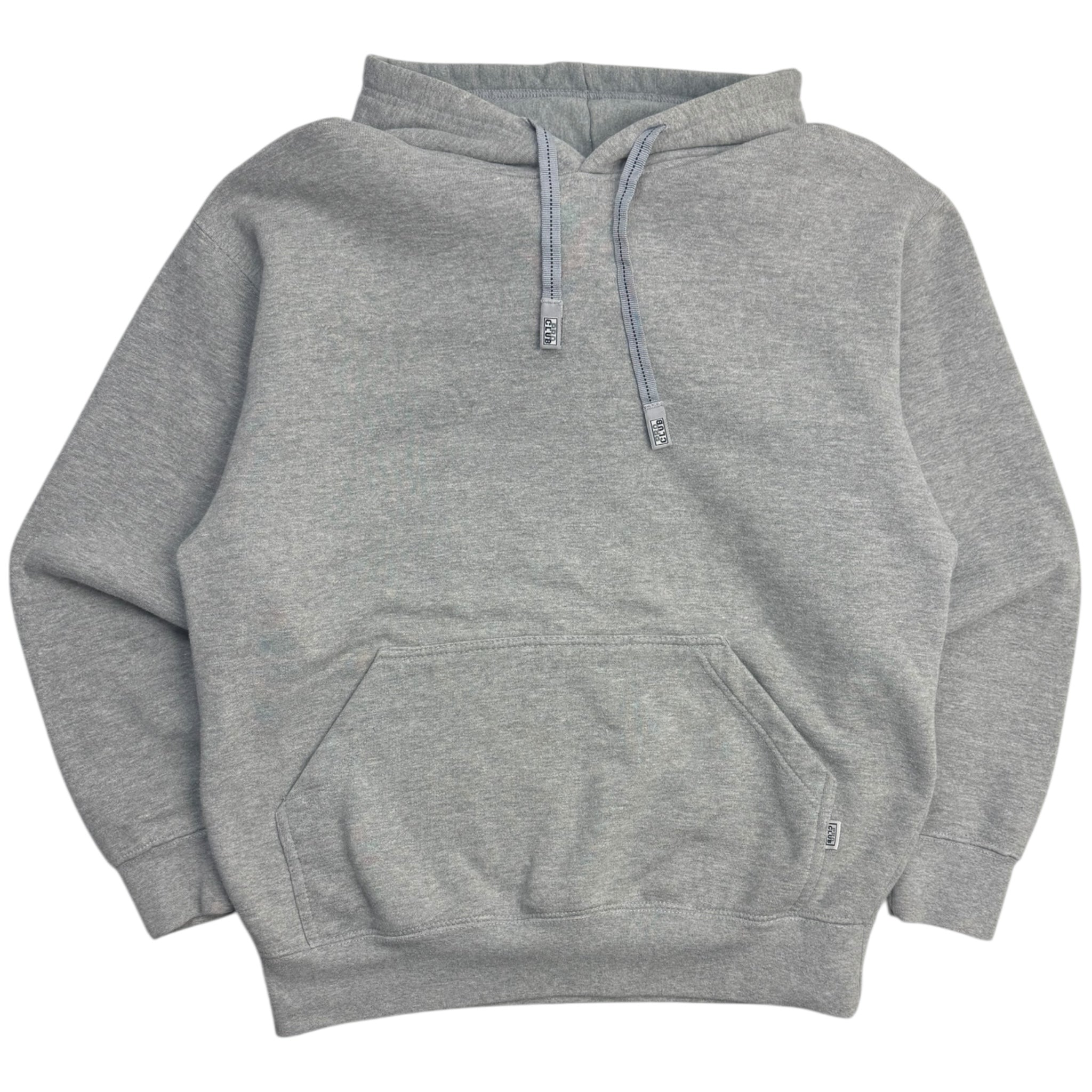 Y2K Pro Club Blank Hoodie Grey