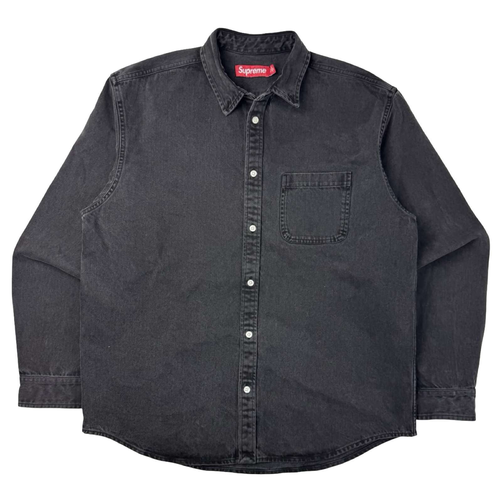 Supreme Appliqué Denim Shirt Black