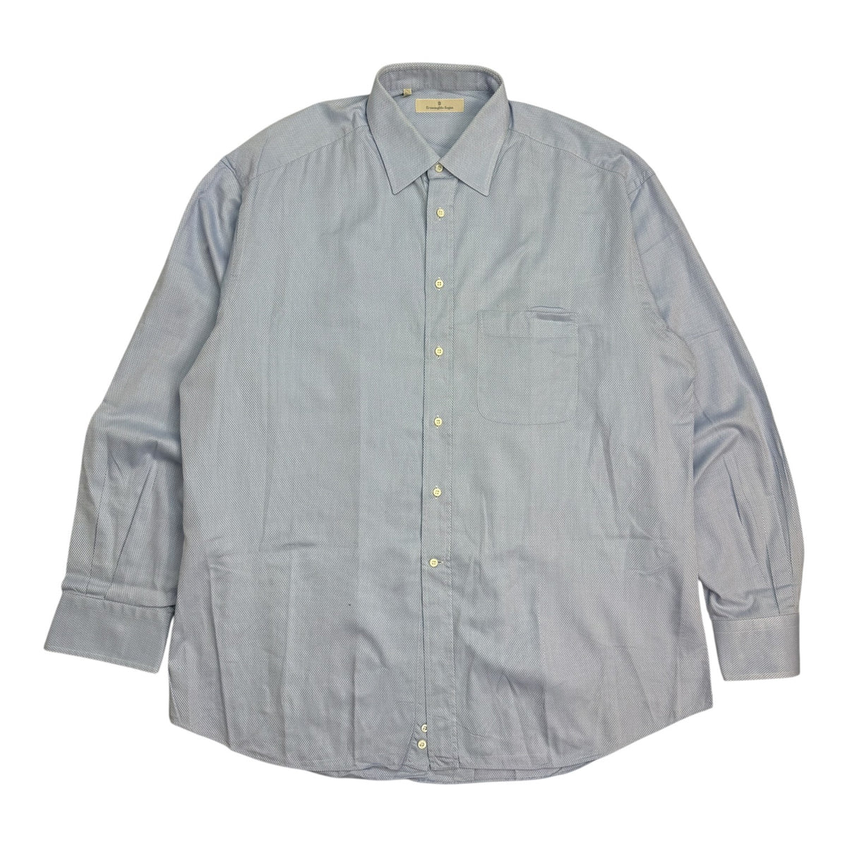 Vintage Ermenegildo Zegna Button Up Light Blue