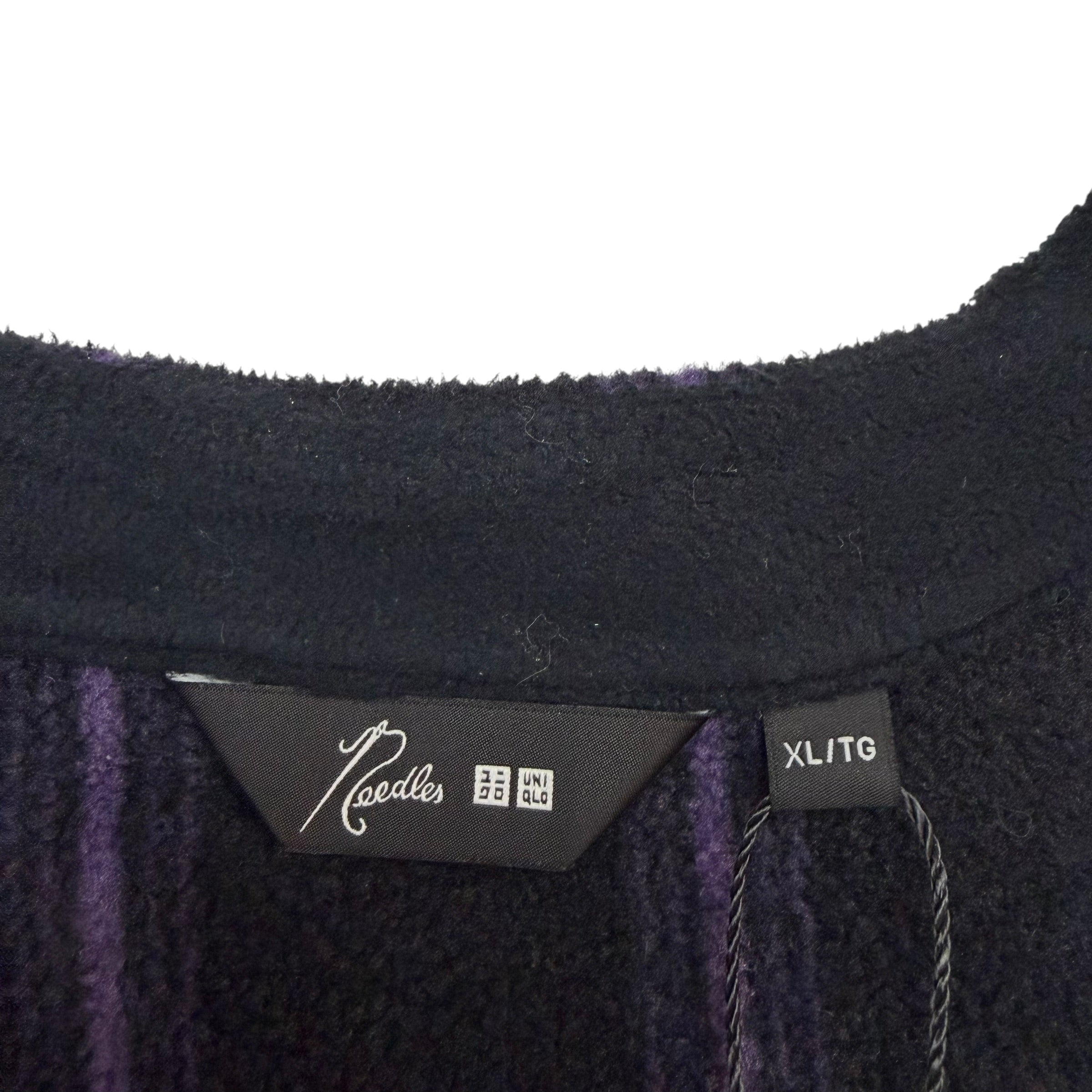 Uniqlo x Needles Fleece Oversized Cardigan Printed Multicolour