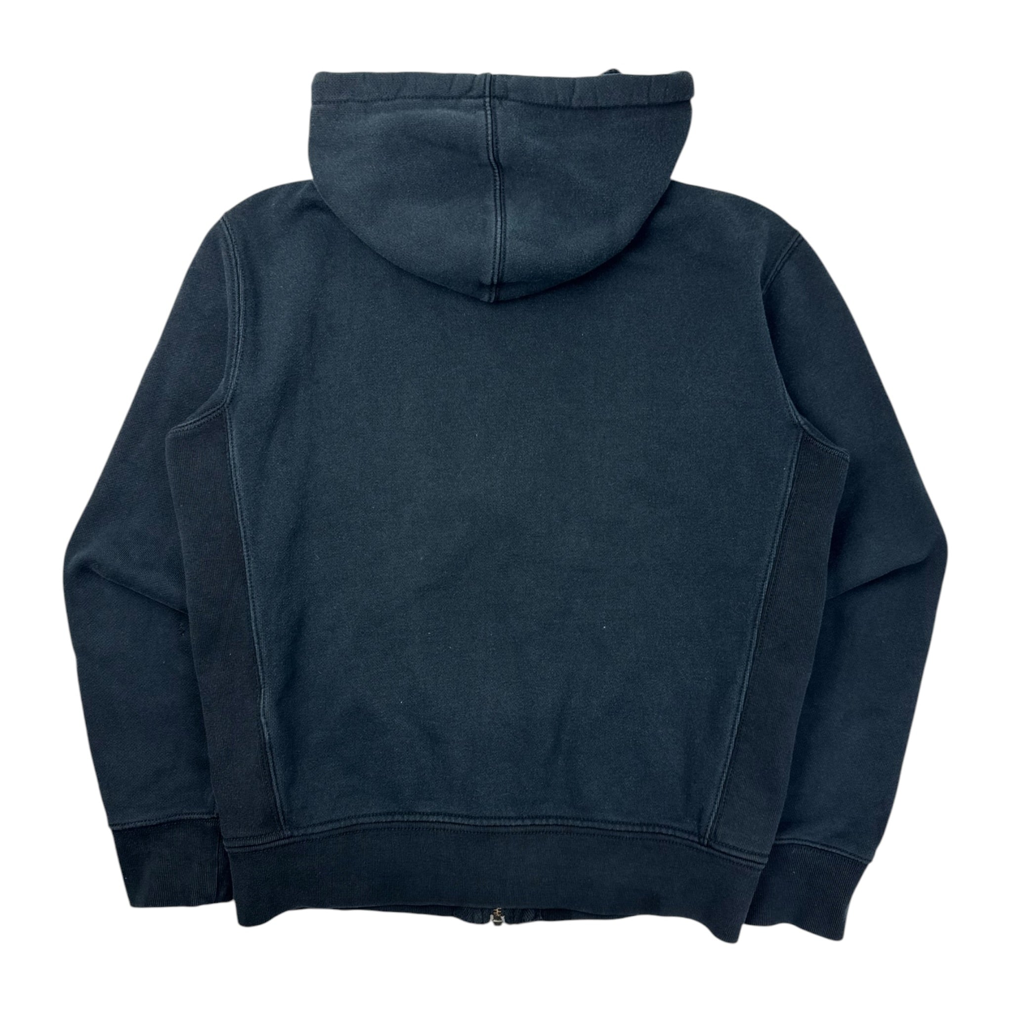 Polo Ralph Lauren Waffle Hood Zip Up Hoodie Black