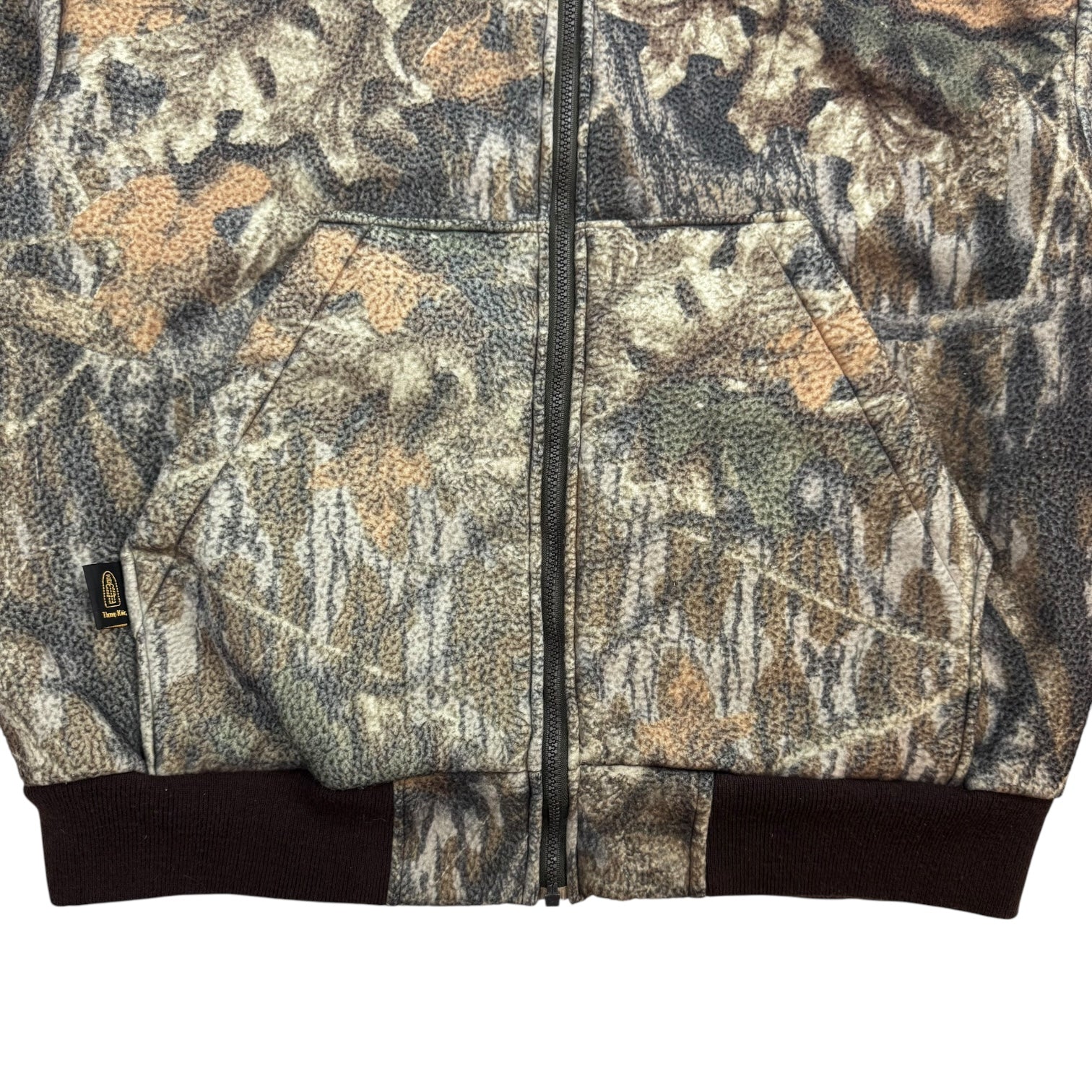 Vintage Mossy Oak Fleece Jacket Camo