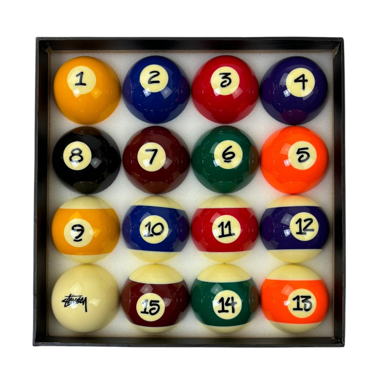 Stussy Billiard Pool Ball Set