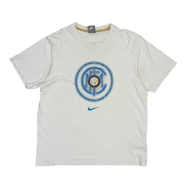 2007-08 Nike Inter Milan Graphic Tee White
