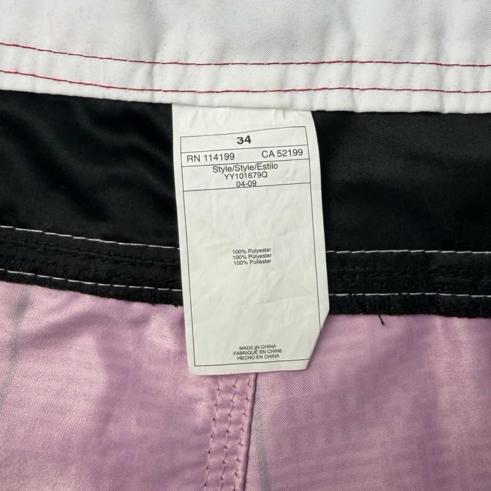 Vintage Y2K Quiksilver Skull Rose Board Shorts Red