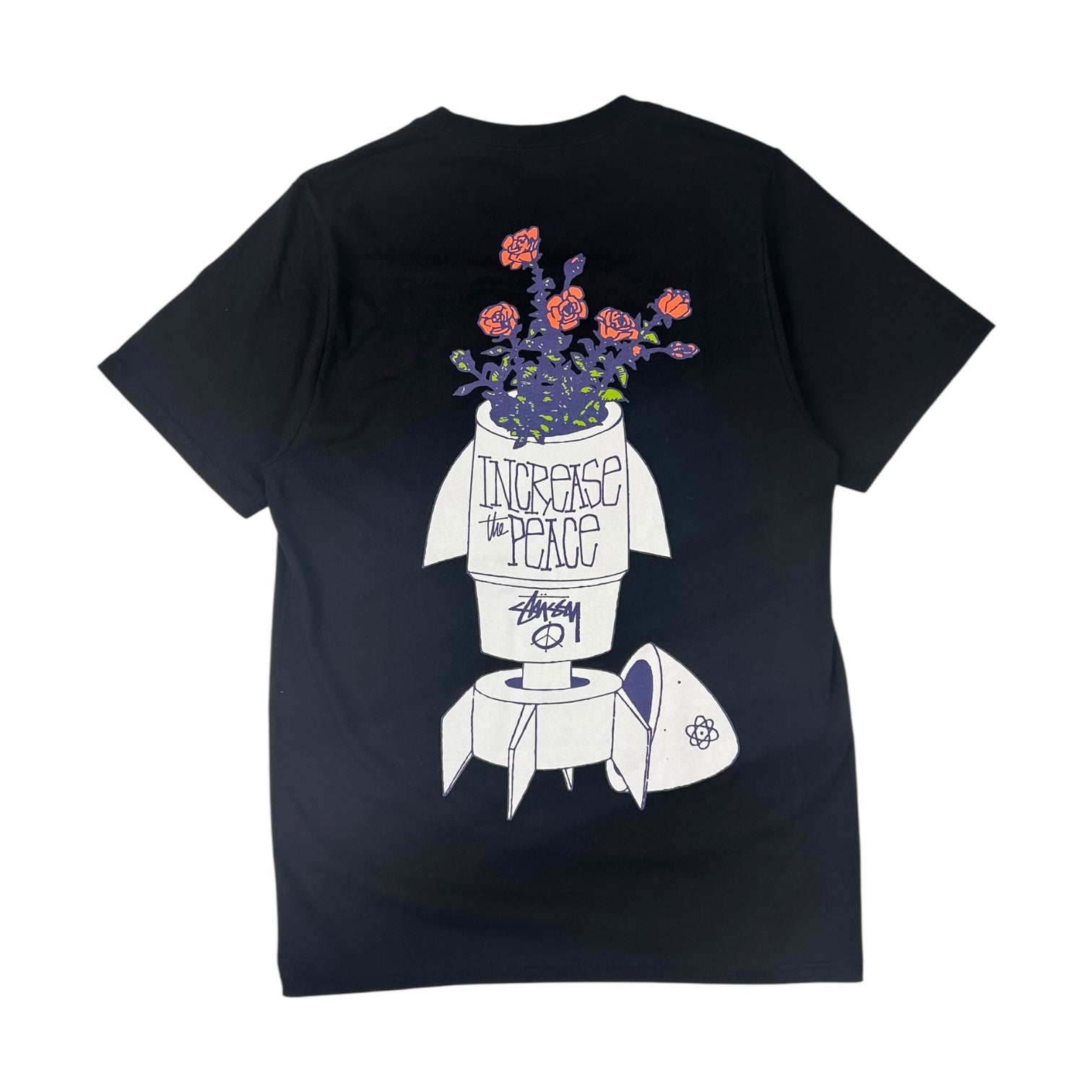 Stussy Flower Bomb T-Shirt Black