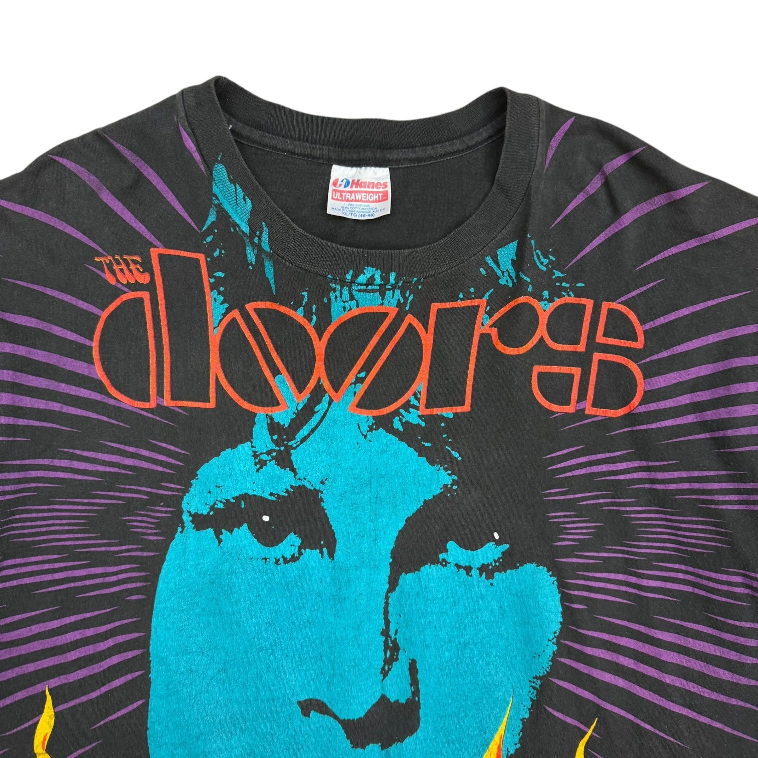 1990s The Doors Jim Morrison AOP Tee Black/Multicolour