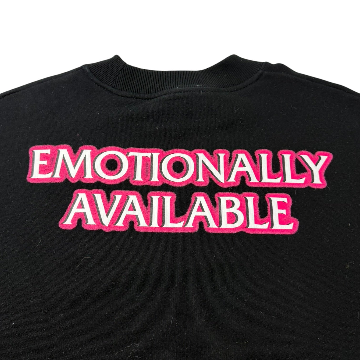 Off-White Neon Emotion Crewneck Black