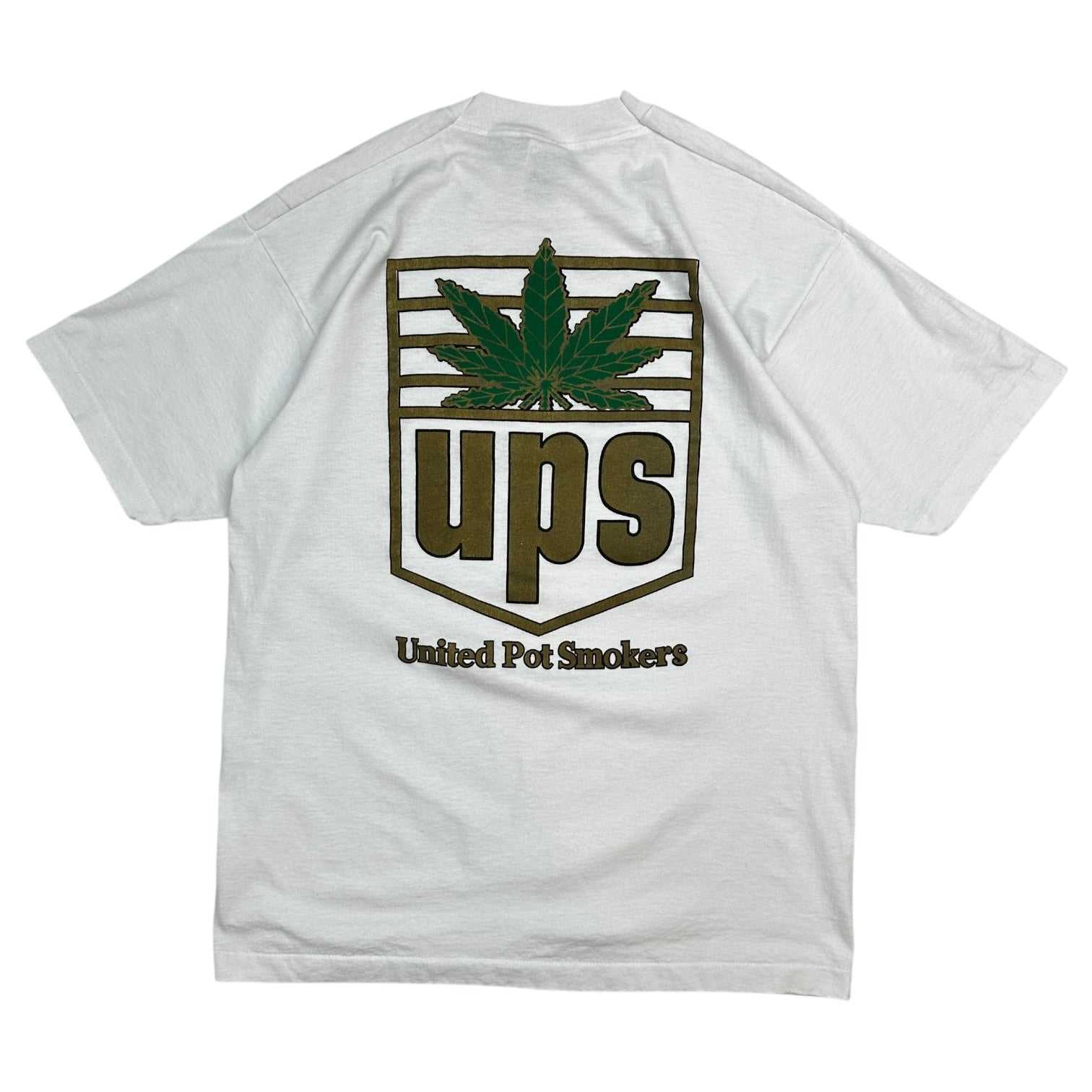 Vintage UPS Parody T-Shirt White