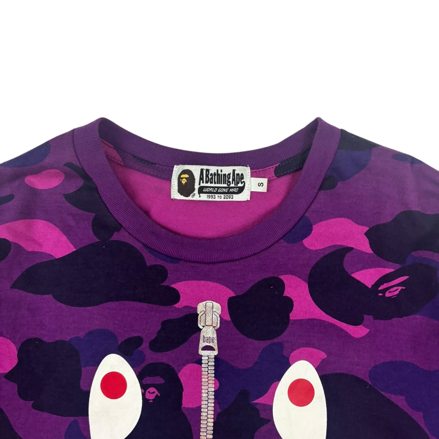 BAPE Colour Camo Shark T-Shirt Purple