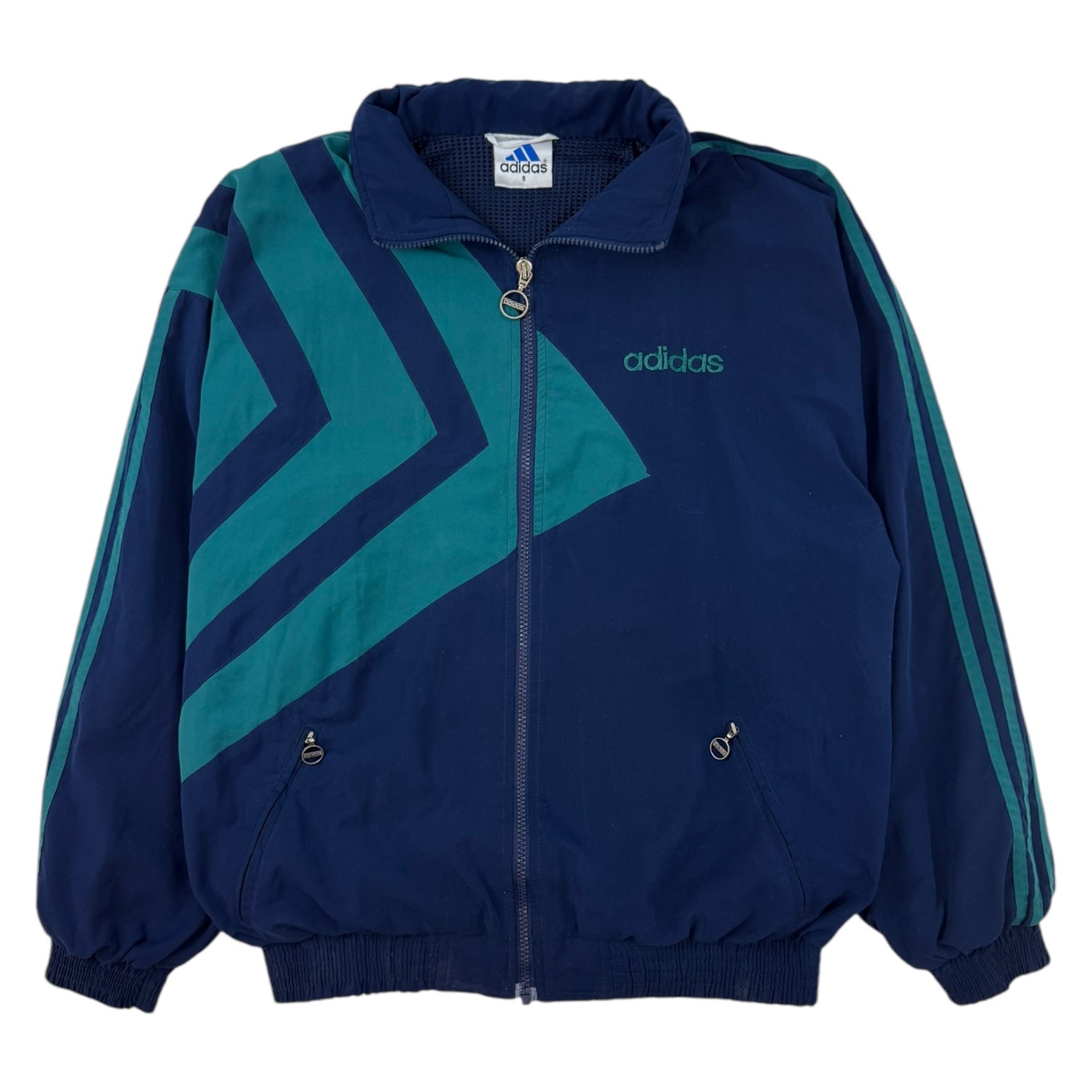 Vintage Adidas Track Jacket Navy/Green