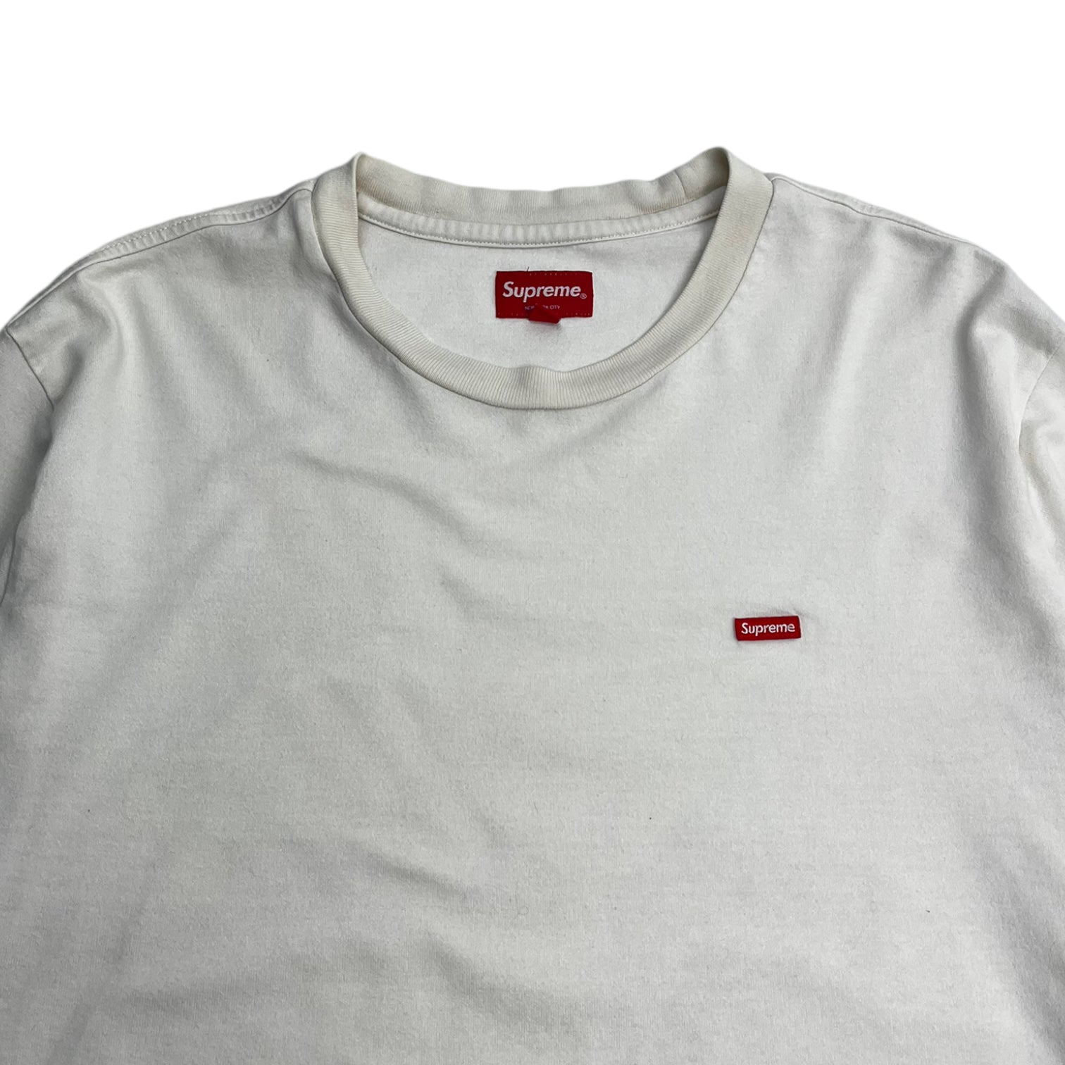 Supreme Mini Box Logo Longsleeve White