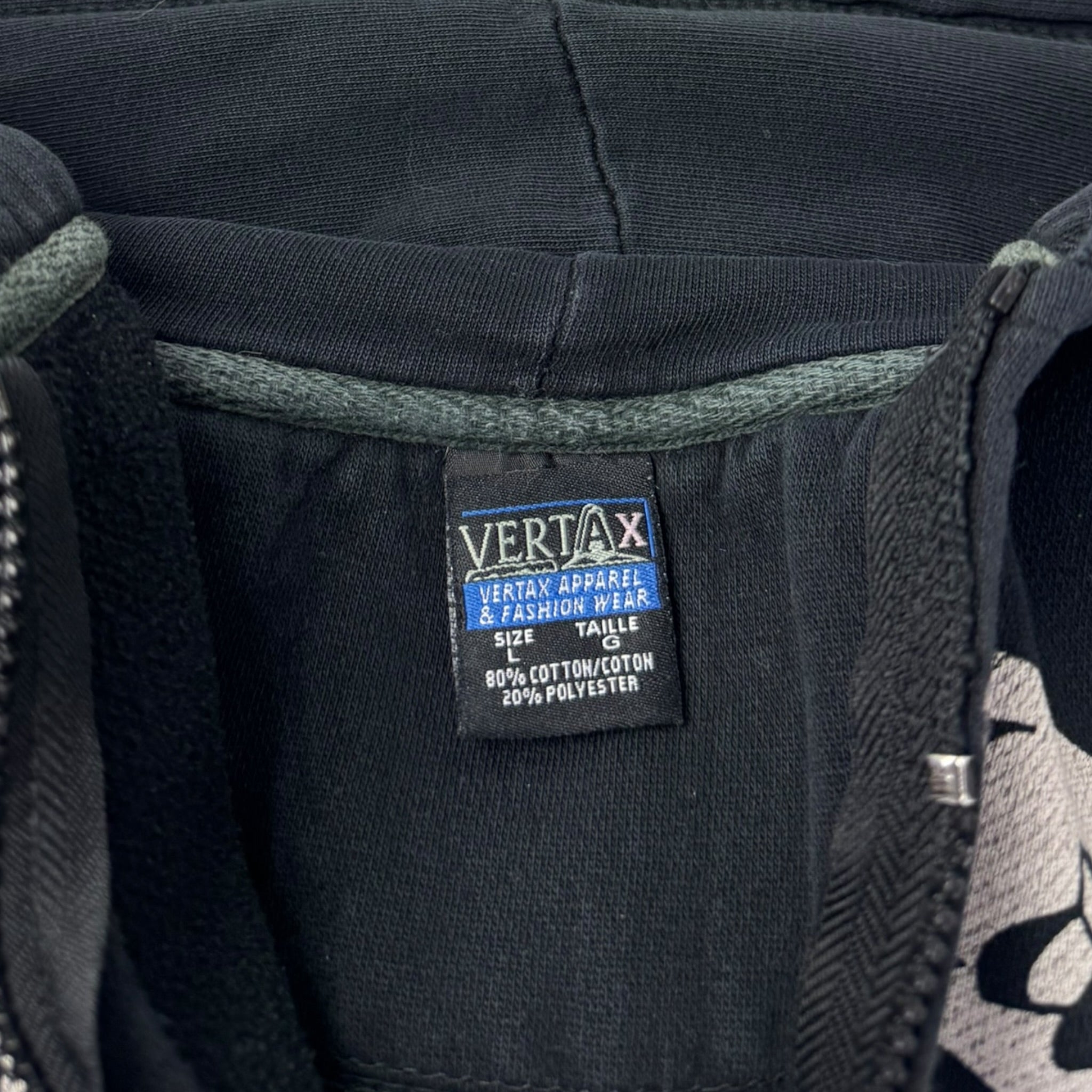 Vintage Black Label Society Zip Up Hoodie Black