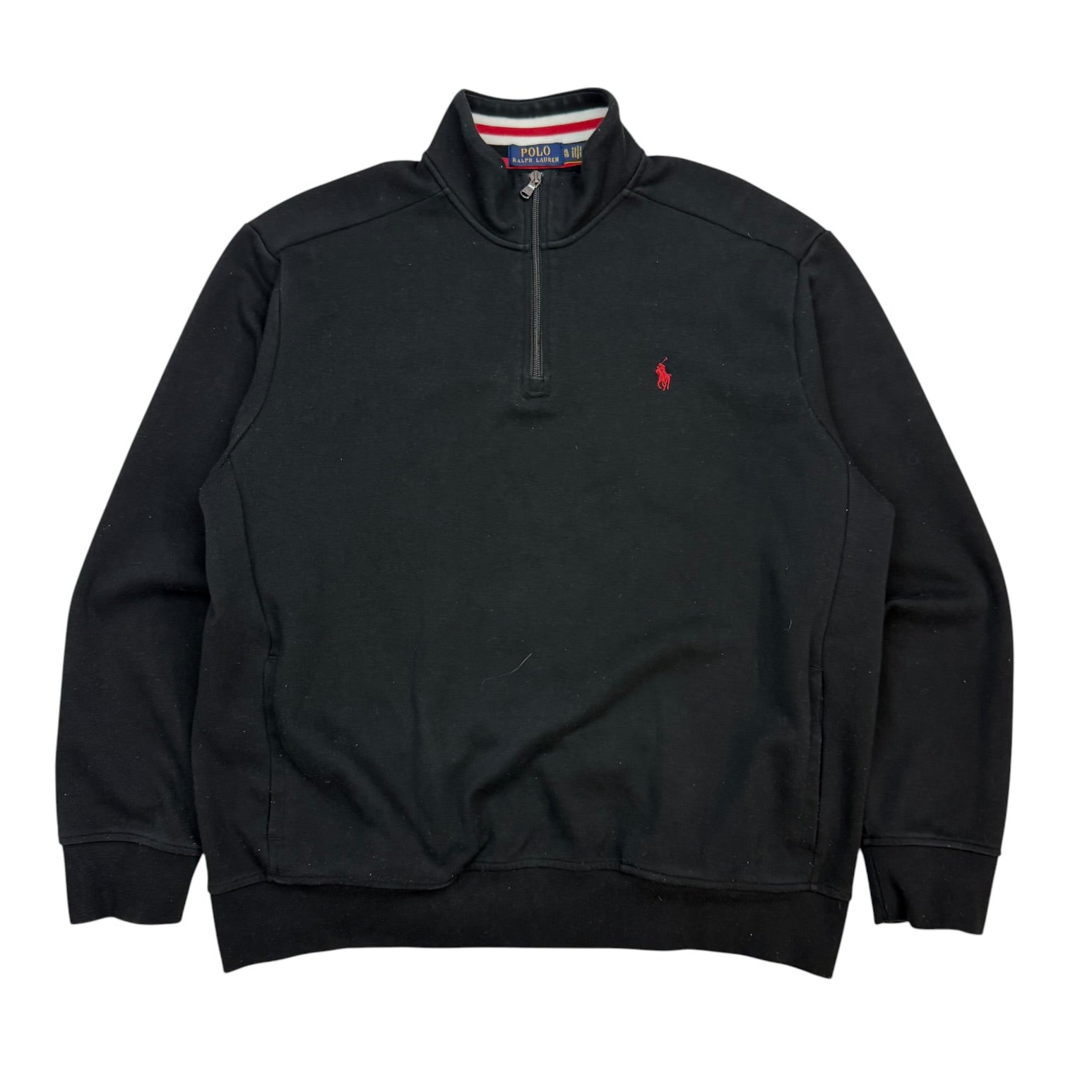 Polo Ralph Lauren Quarter Zip Black/Red