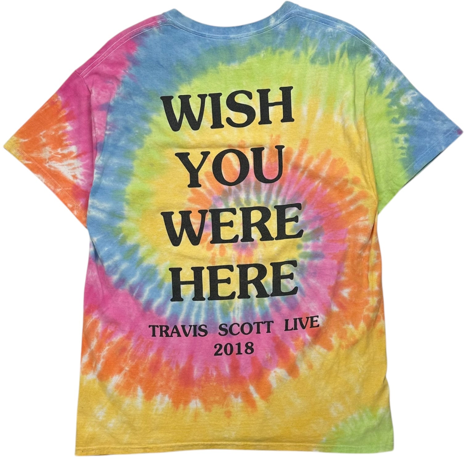 Travis Scott Astroworld ‘Wish Your Were Here’ Tye Dye Tee