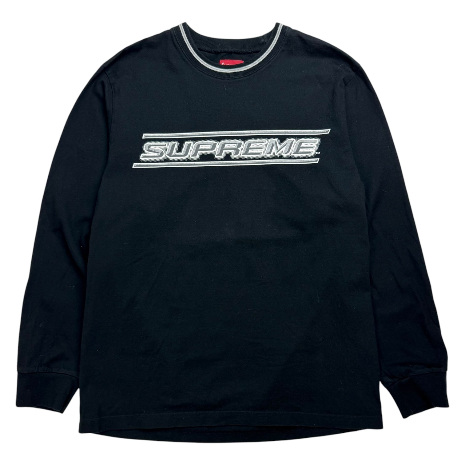 Supreme Bevel L/S Tee Black