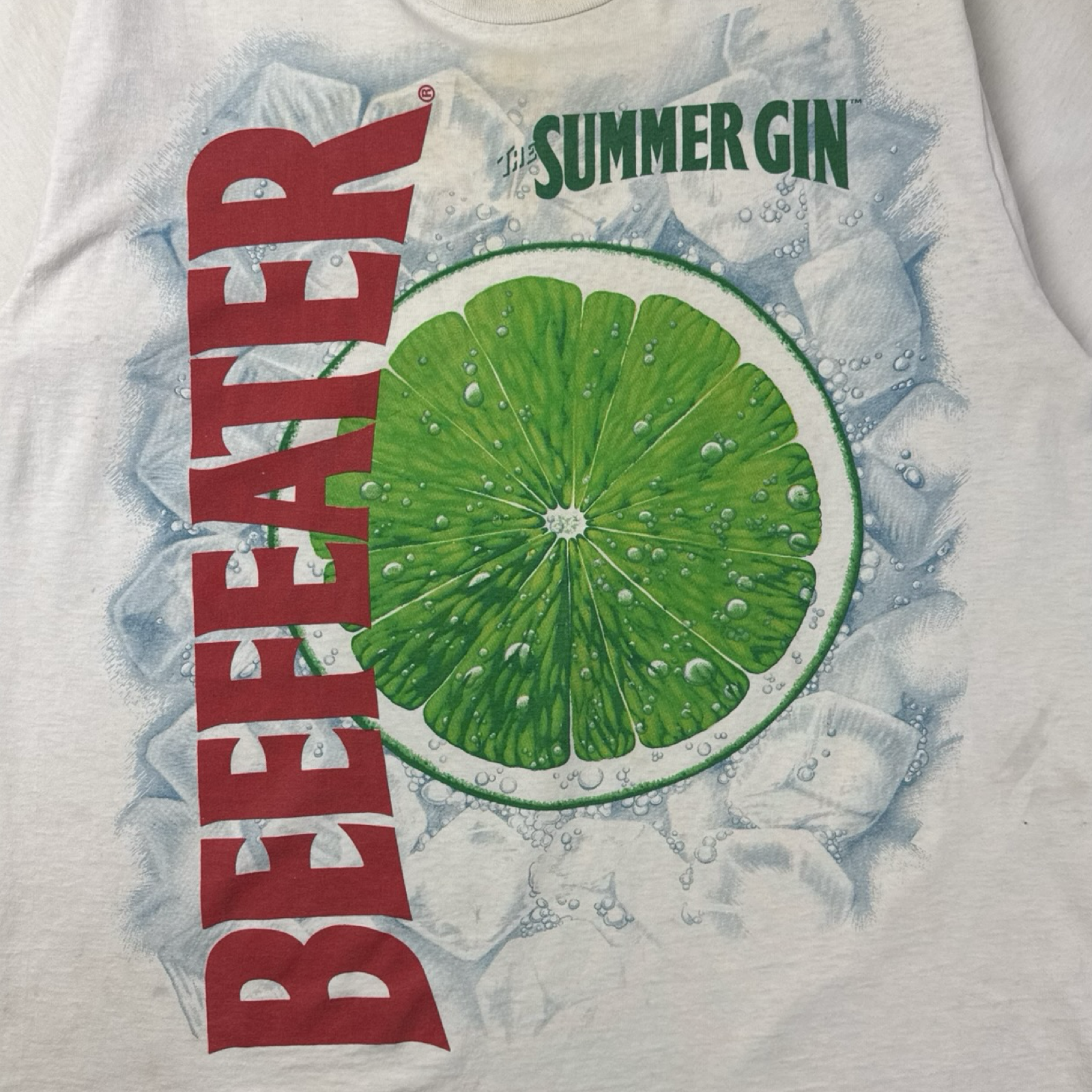 Vintage Beefeater Gin Hard Liquor Promo T-Shirt