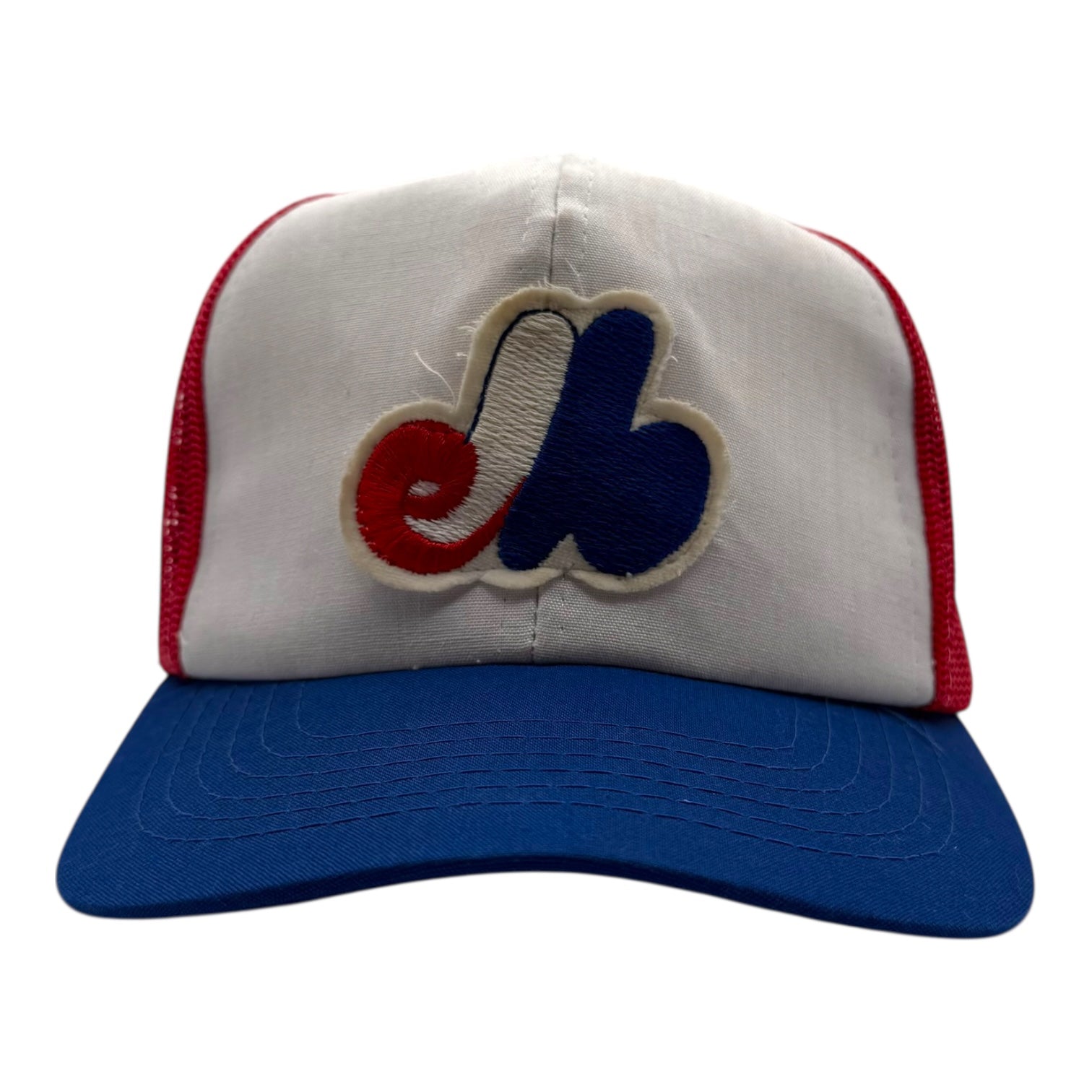 Vintage Montreal Expos Trucker Hat Red/White/Blue