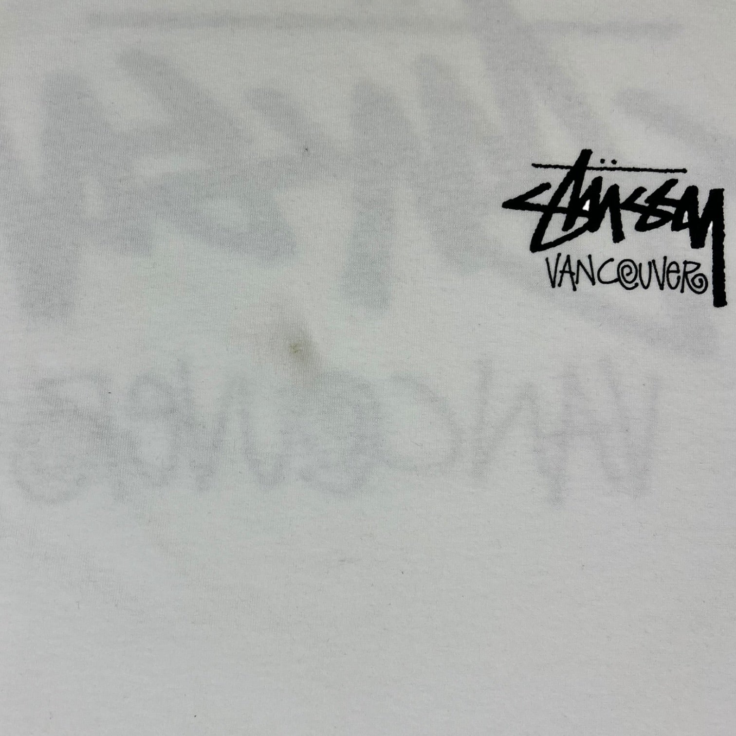 Stussy Stock Vancouver T-Shirt White