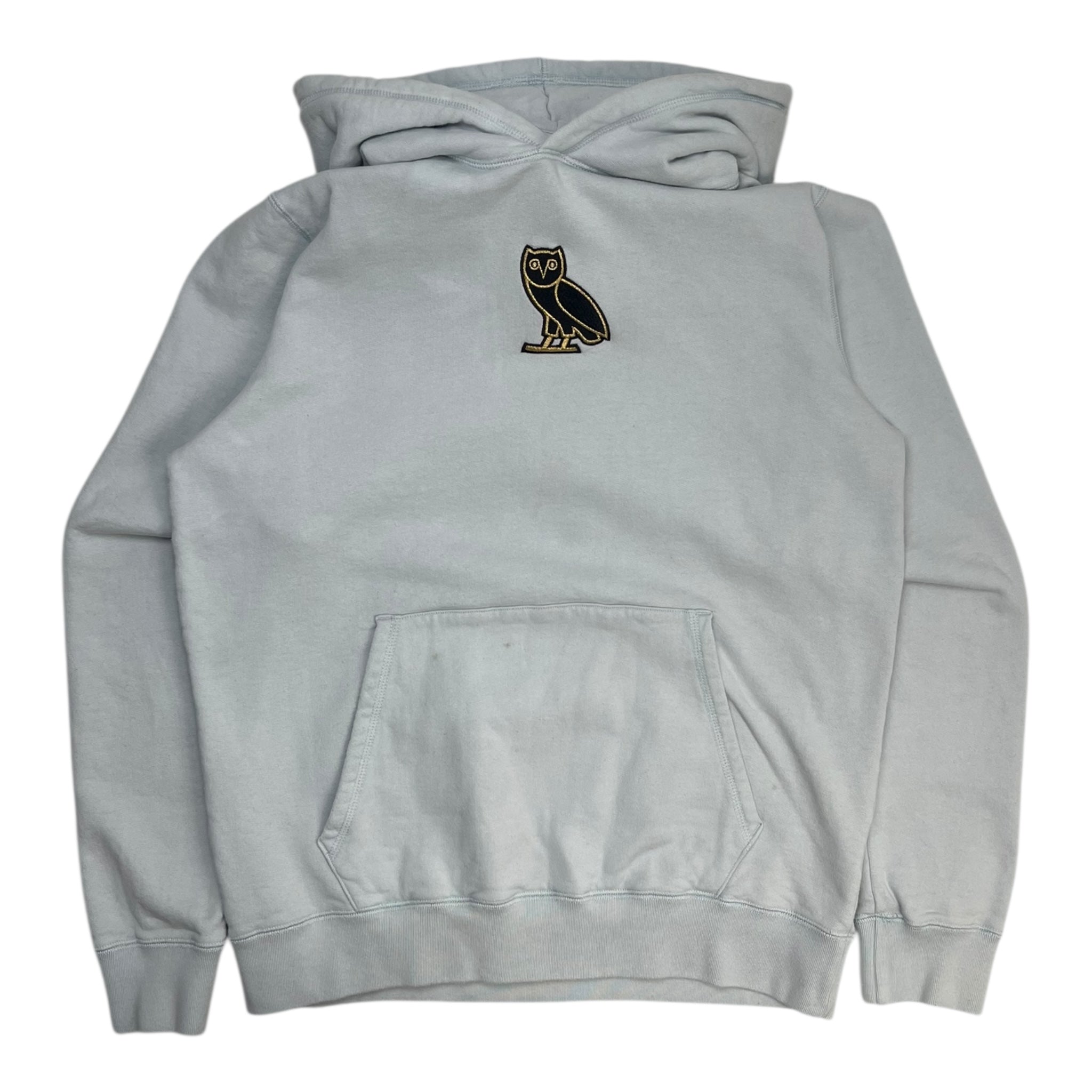 OVO Center Logo Hoodie Baby Blue