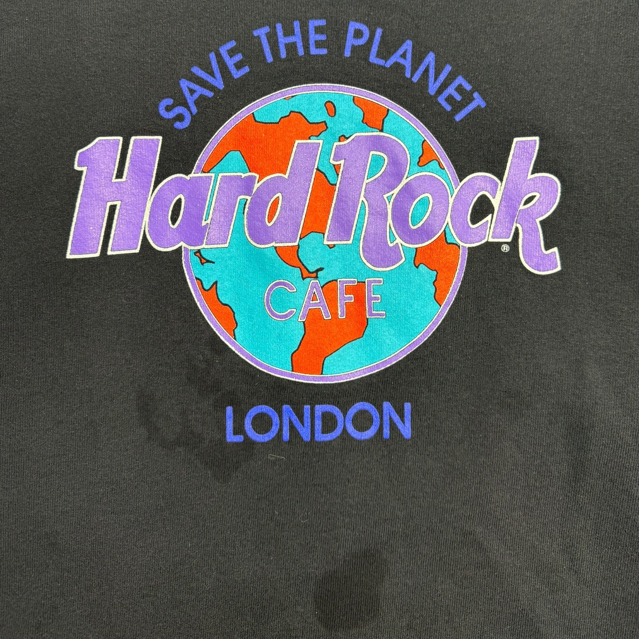 Vintage Hard Rock Cafe London Save The Planet Crewneck