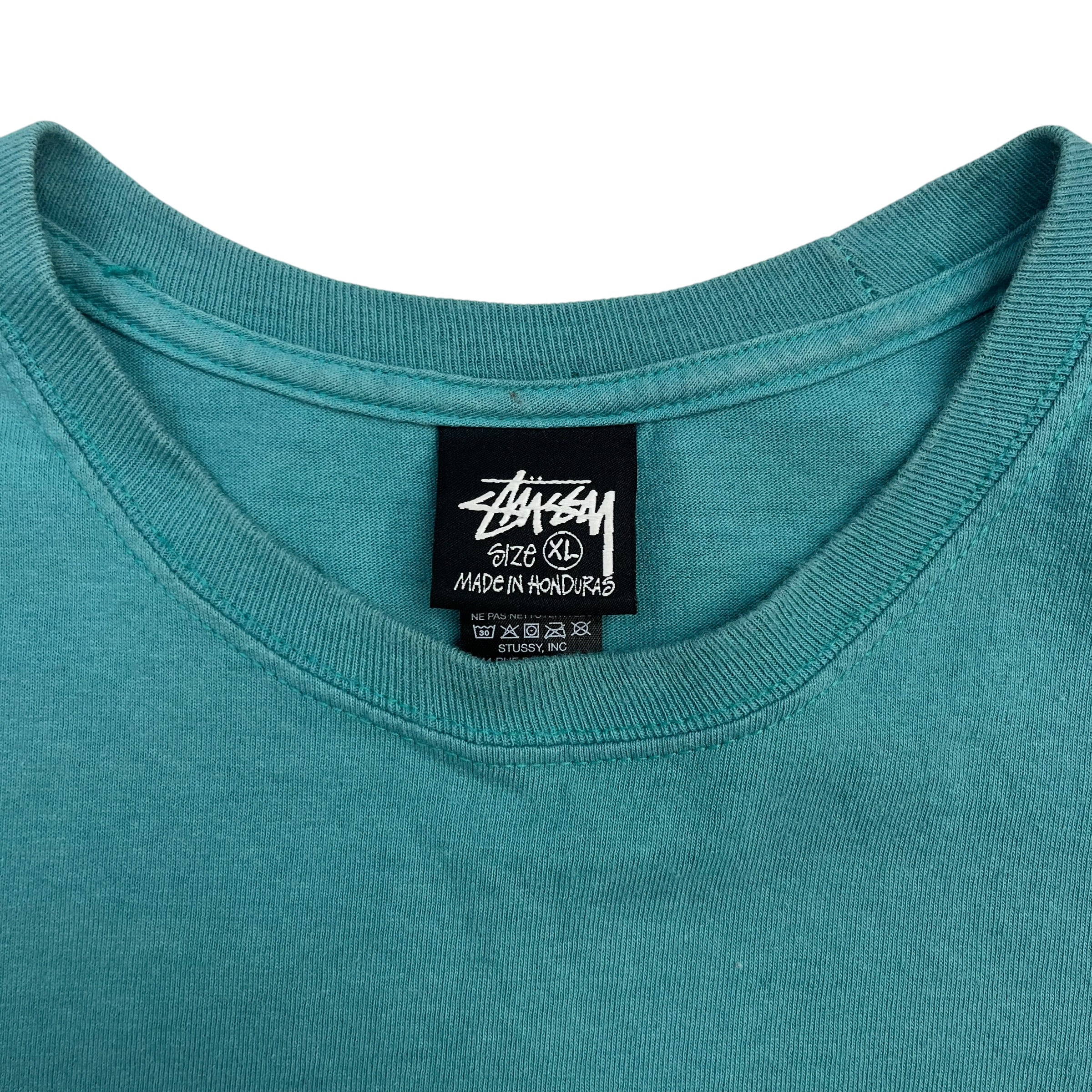 Stussy Stock Logo Tee Teal