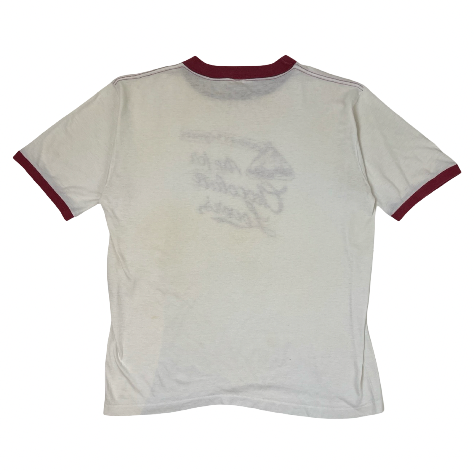 Vintage 1980’s Hershey Kiss Ringer T-Shirt White