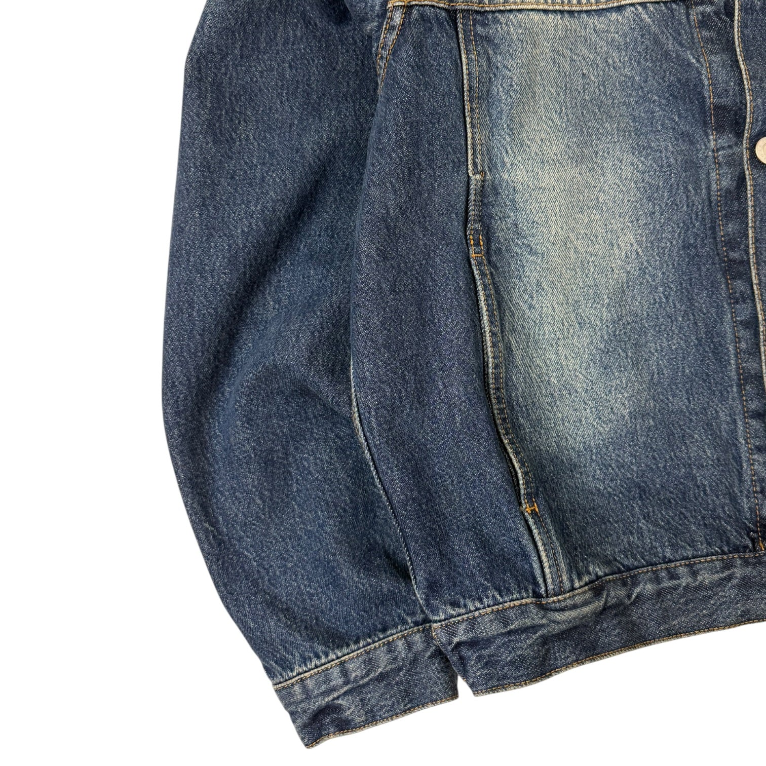 Stussy Trucker Jacket Vintage Denim