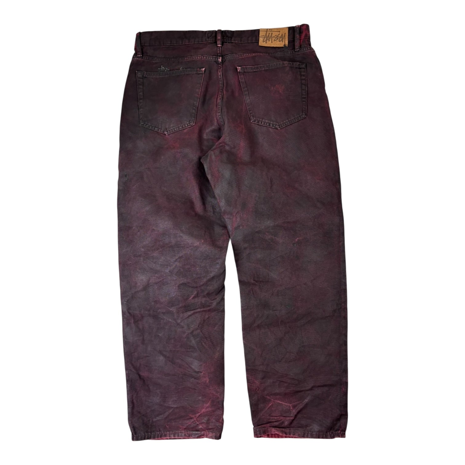Stussy Classic Jeans Waxed Red