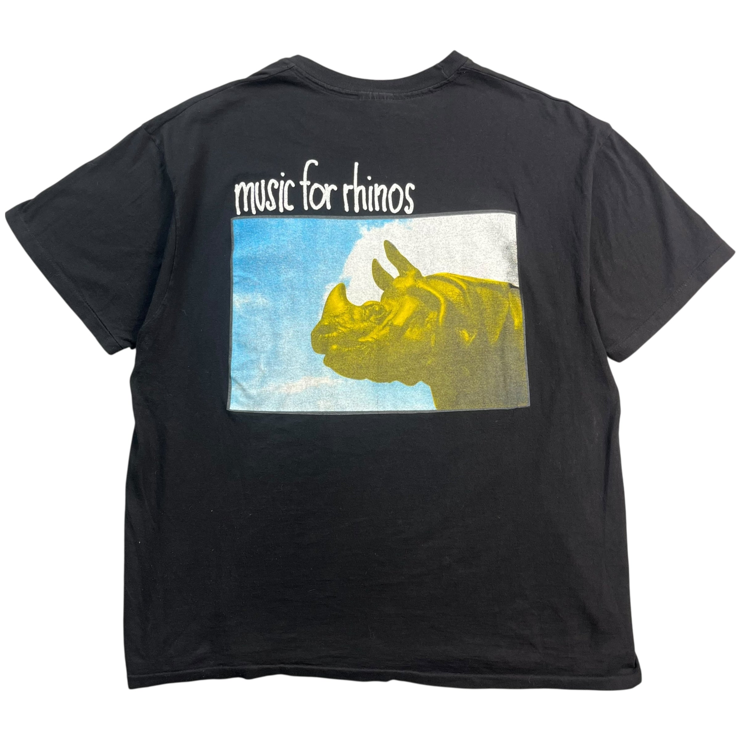 1992 Pearl Jam Music For Rhinos Tee Black