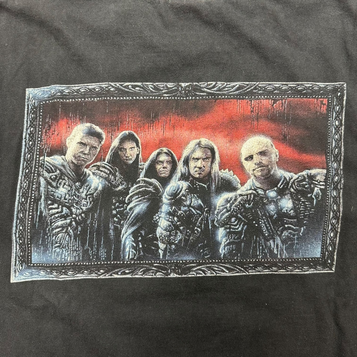 Vintage Hammerfall Legacy Of Kings Tee Black