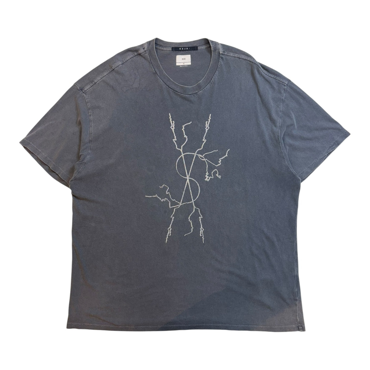 Ksubi Dollar Sign T-Shirt Grey