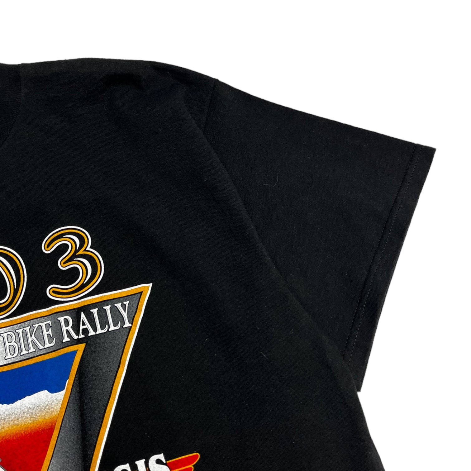 2003 Sturgis "World's Largest Bike Rally" Shirt - Black Biker Shirt
