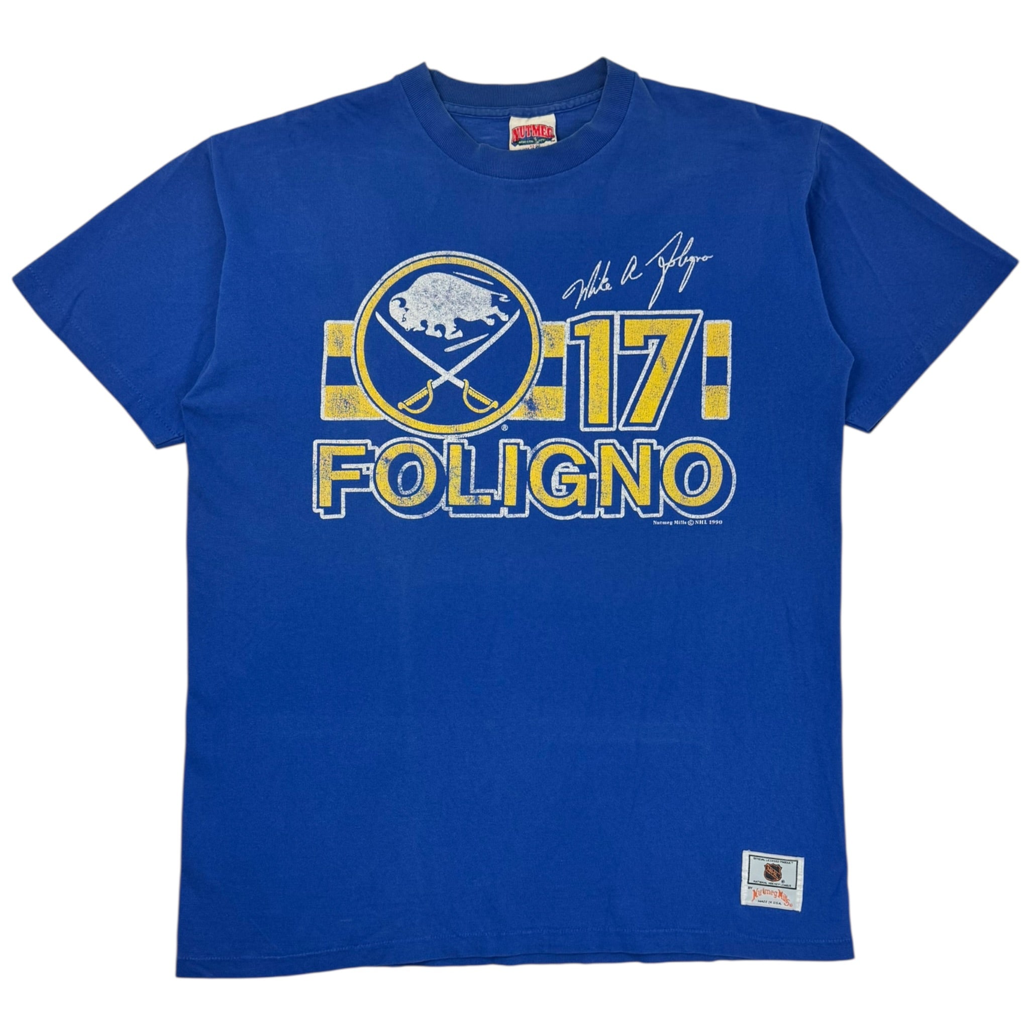 1990 Buffalo Sabres Foligno T-Shirt