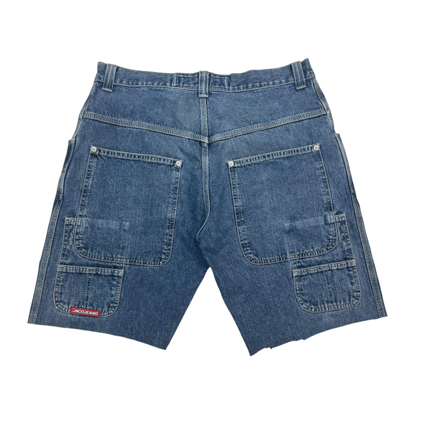 Vintage JNCO Jeans Denim Cut Off Shorts Medium Wash