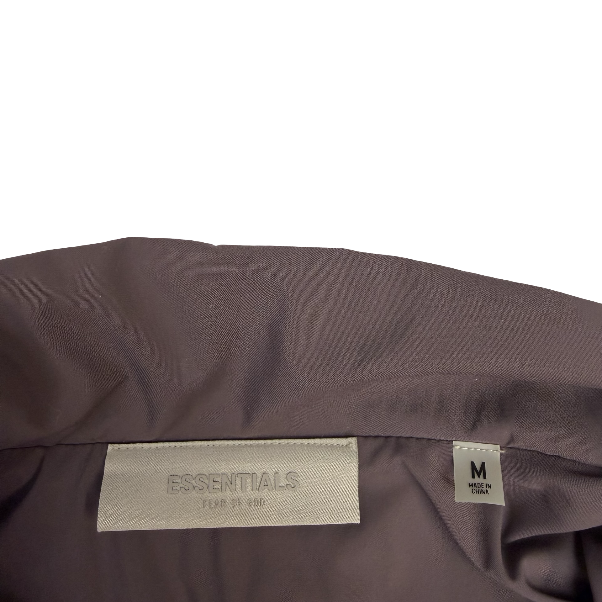 Fear of God Essentials Filled Shirt Jacket Mauve