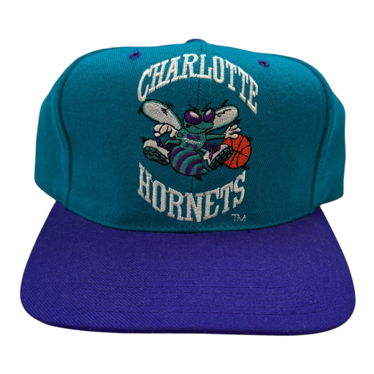 Vintage Charolette Hornets Wool Snapback