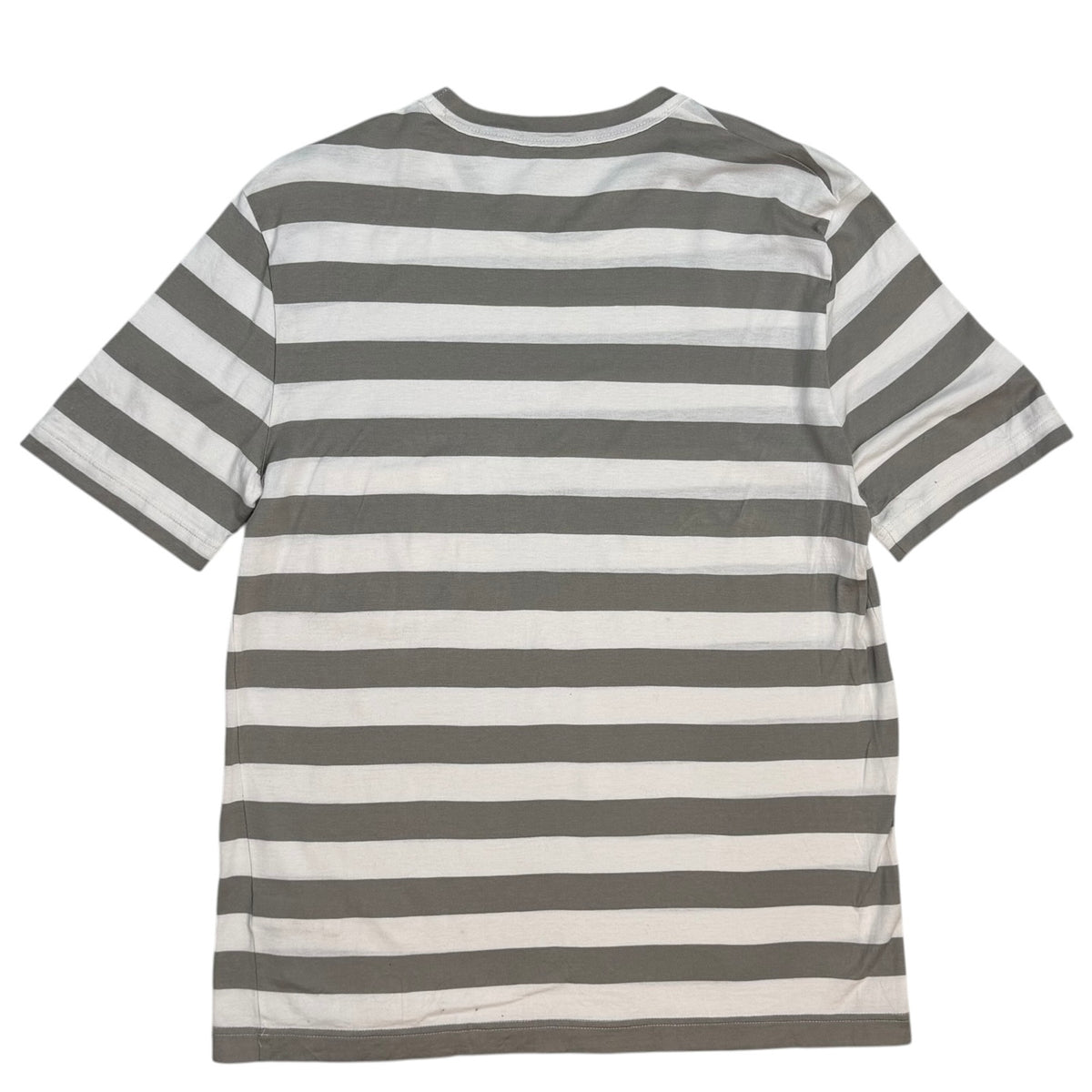Louis Vuitton Monogram Flower Striped Pocket Tee Grey/White