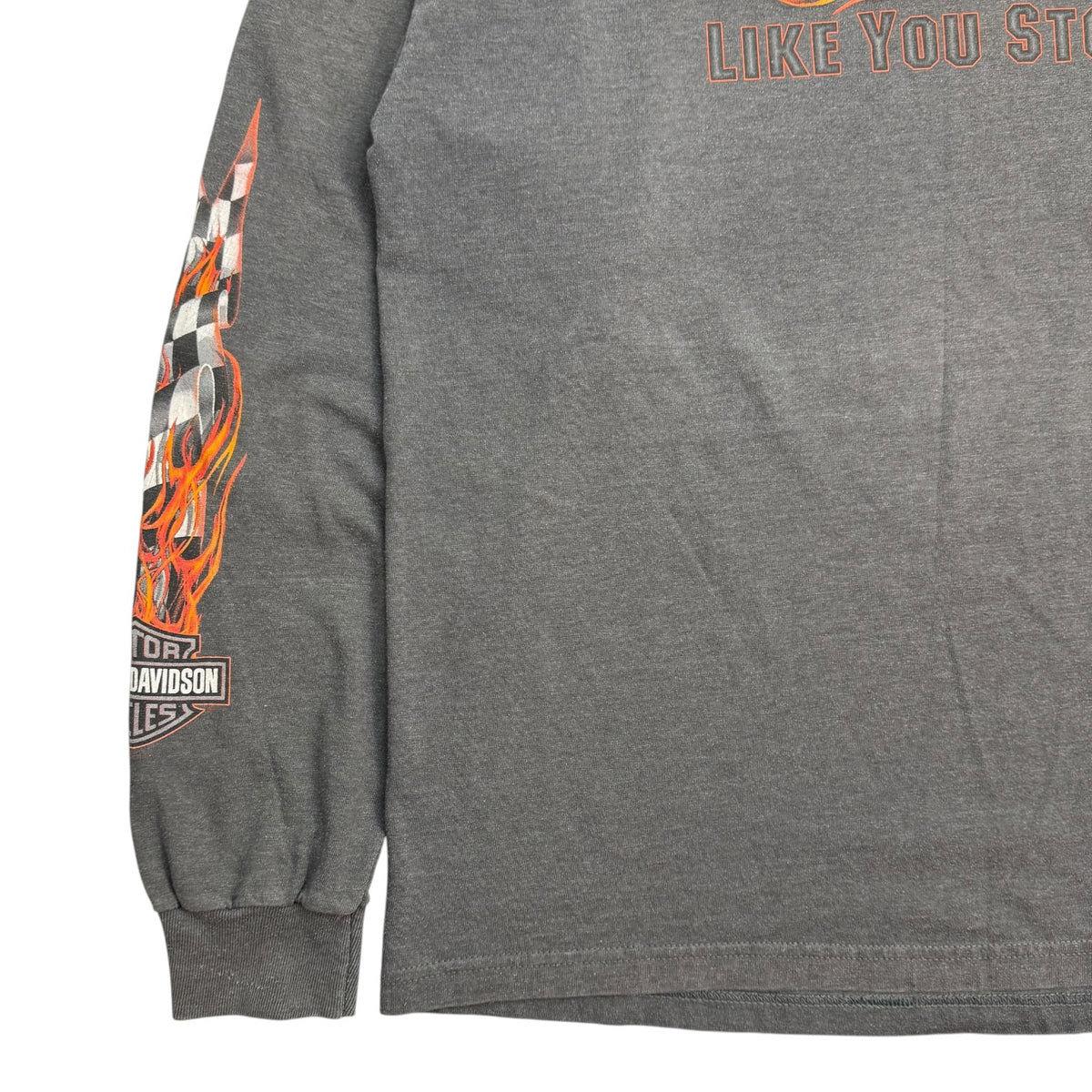 Vintage Harley Davidson Of Anaheim L/S Tee Grey