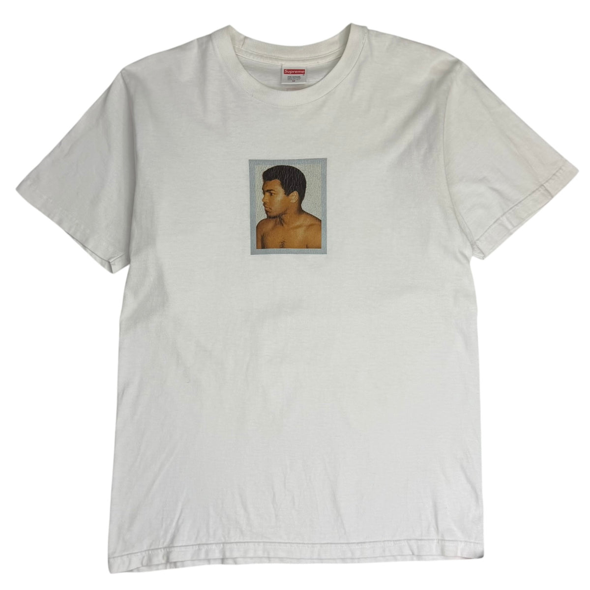 Supreme X Andy Warhol Mohammad Ali Tee White