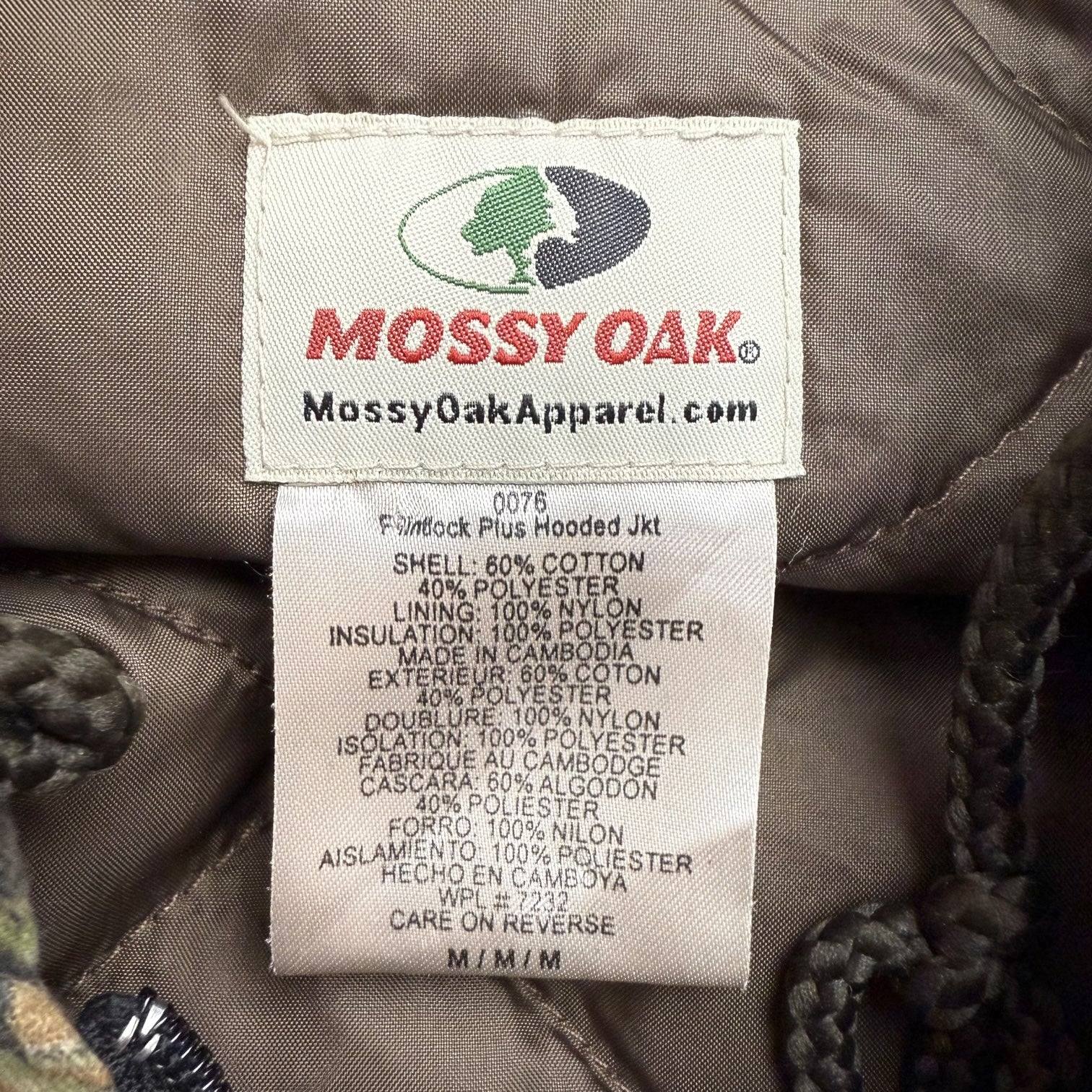 Vintage Mossy Oak Camo Jacket