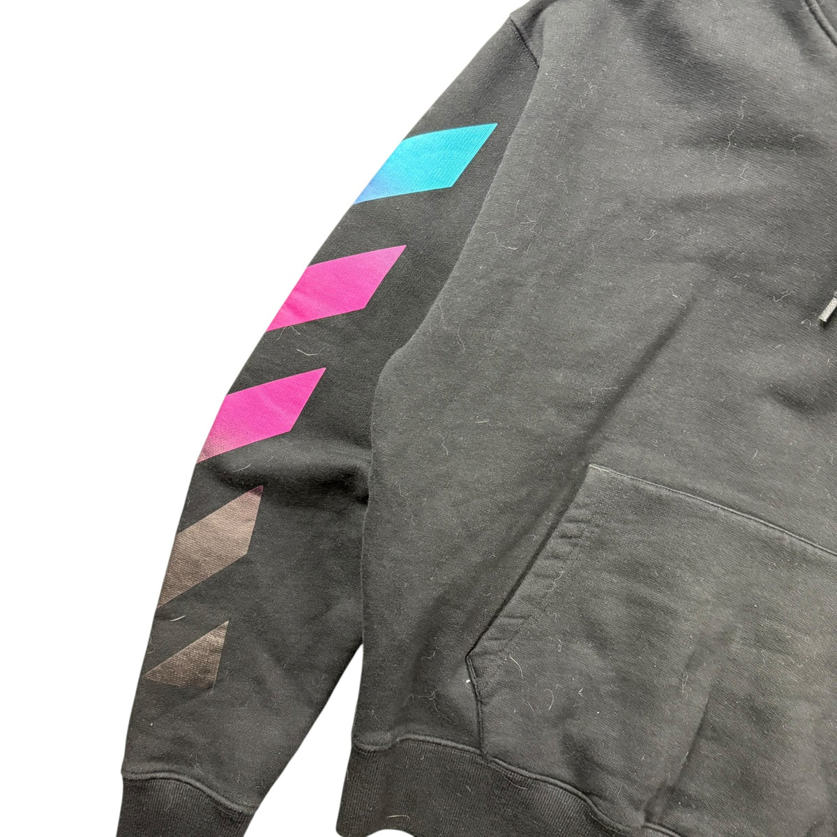 Off-White Diag Gradient Hoodie Black