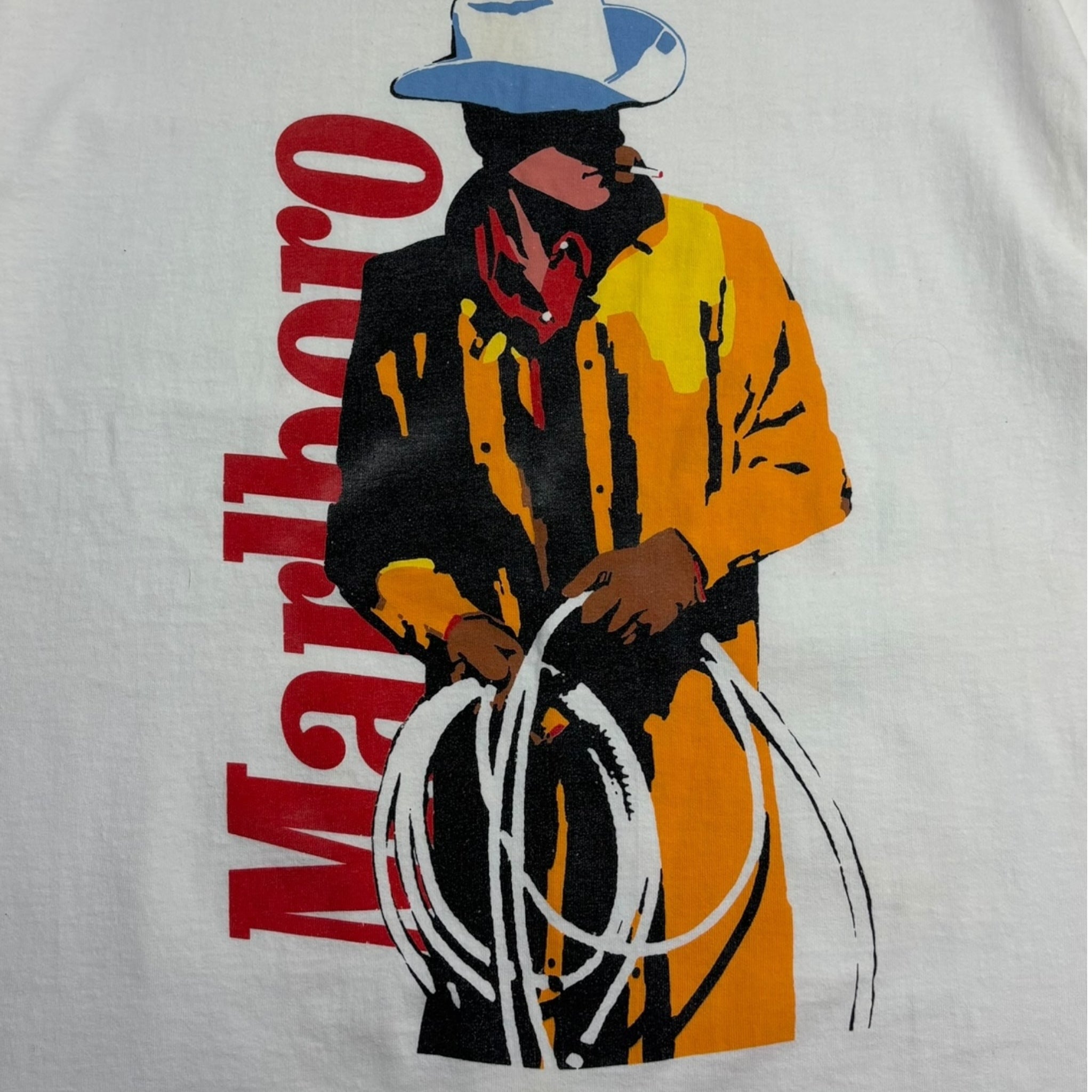 Vintage Marlboro Cigarettes Cowboy Promo T-Shirt