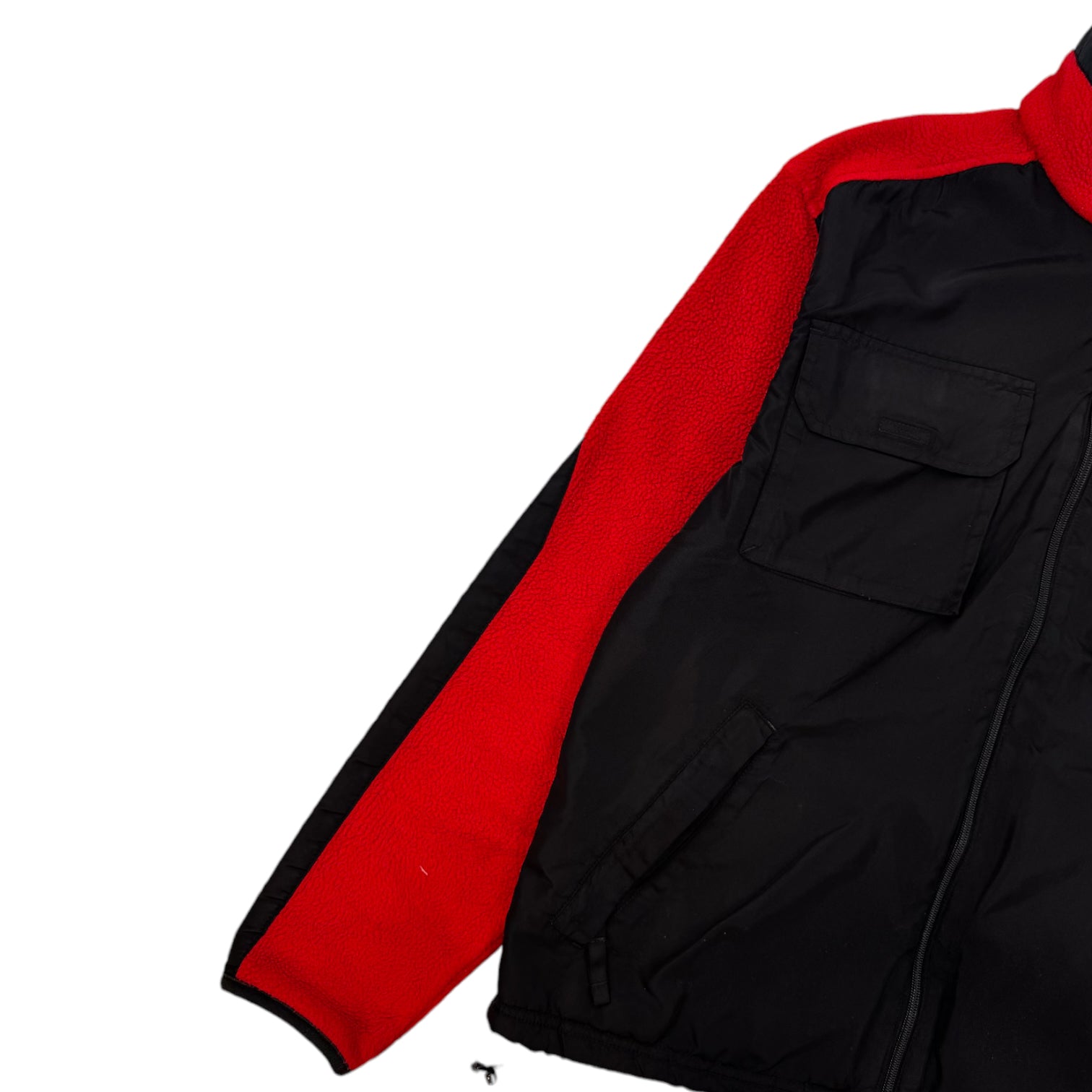 Vintage Polo Sport Fleece Jacket Red/Black