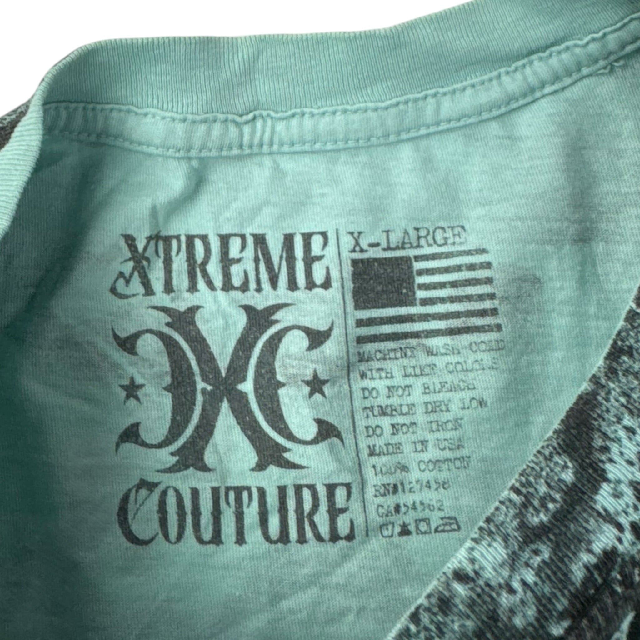 Vintage Y2K Xtreme Couture Ancient Warrior Cyber T-Shirt