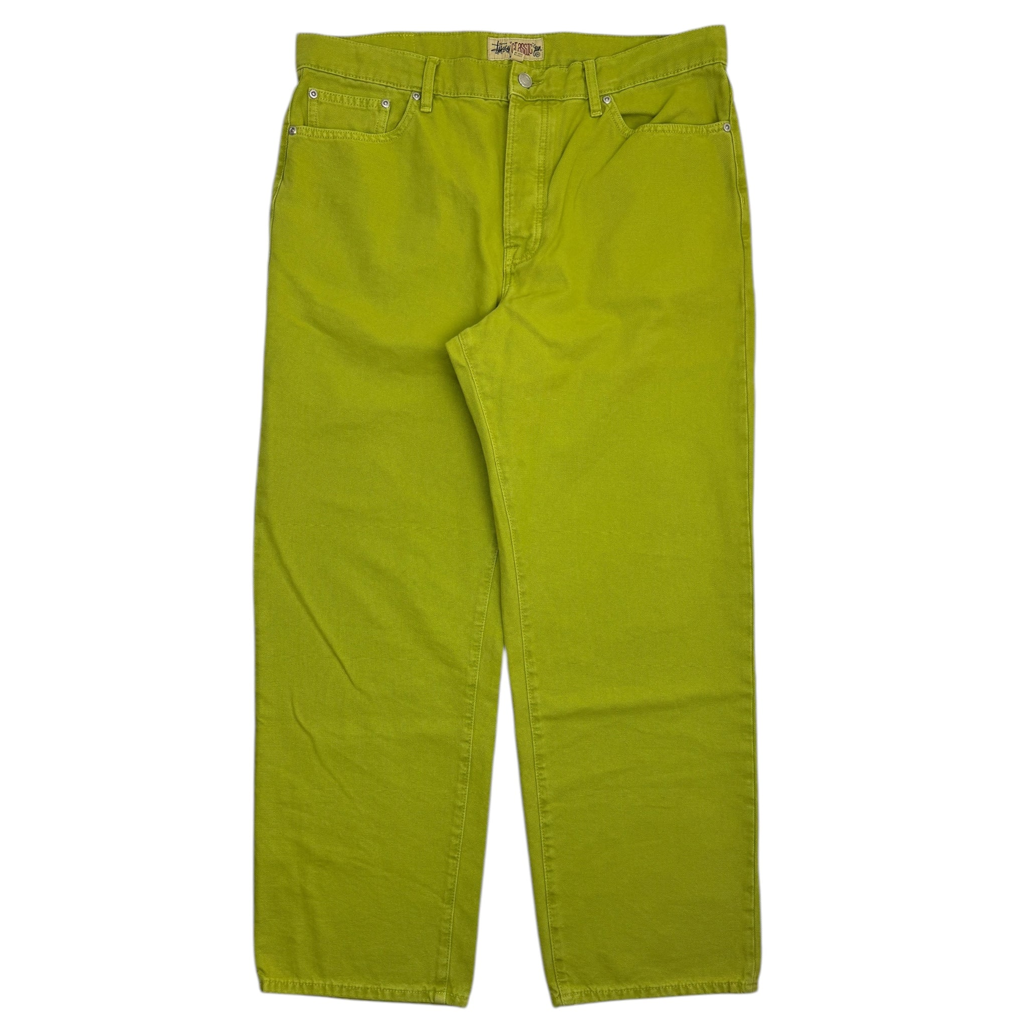 Stussy "Big Ol" Jeans Lime