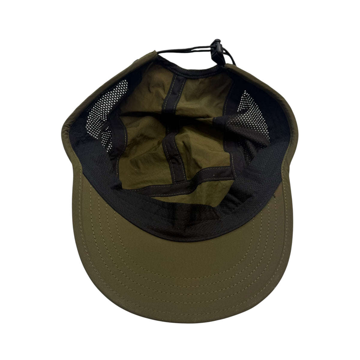 District Vision Panelled Shell Mesh Cap Green