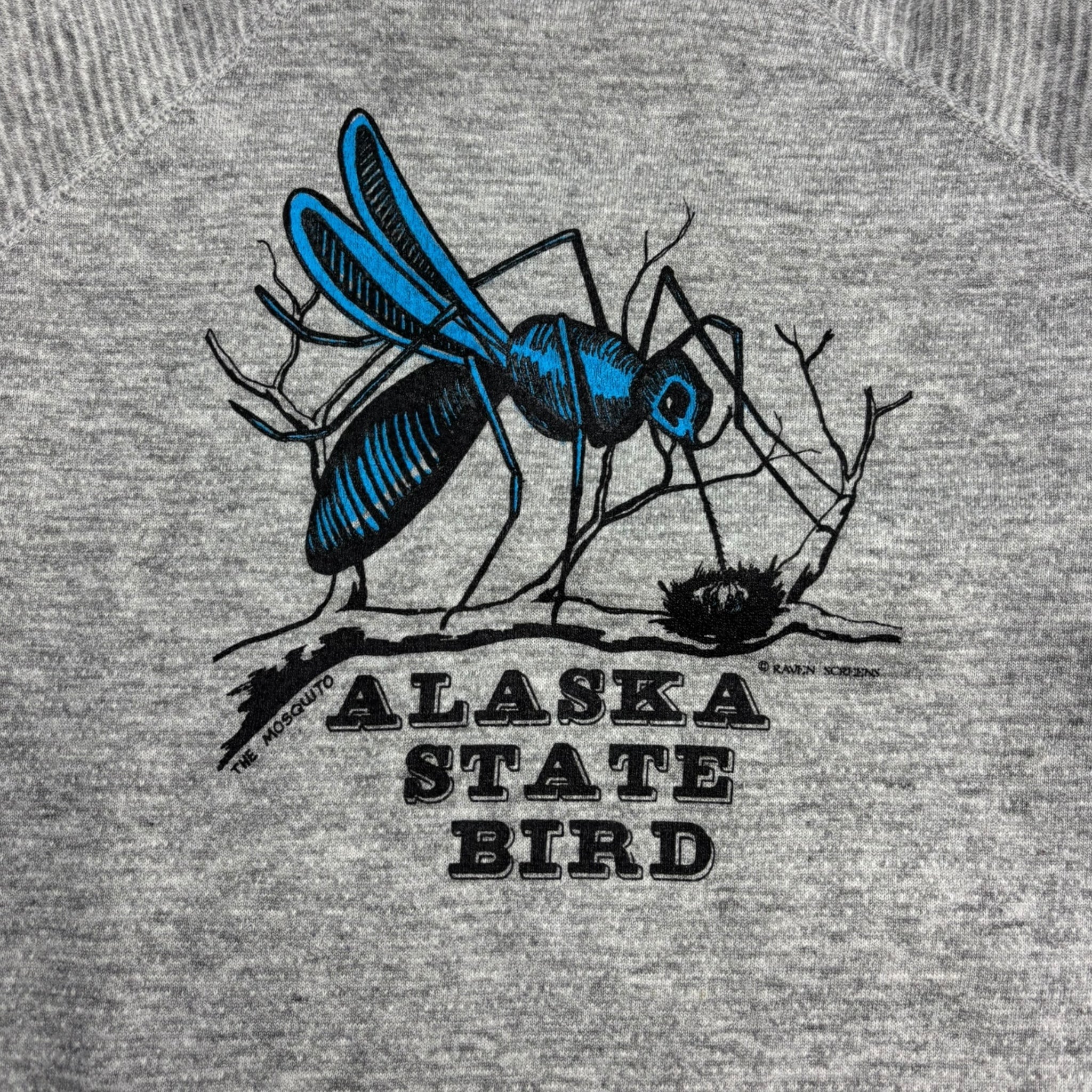 Vintage Alaska State Bird ‘The Mosquito’ Crewneck