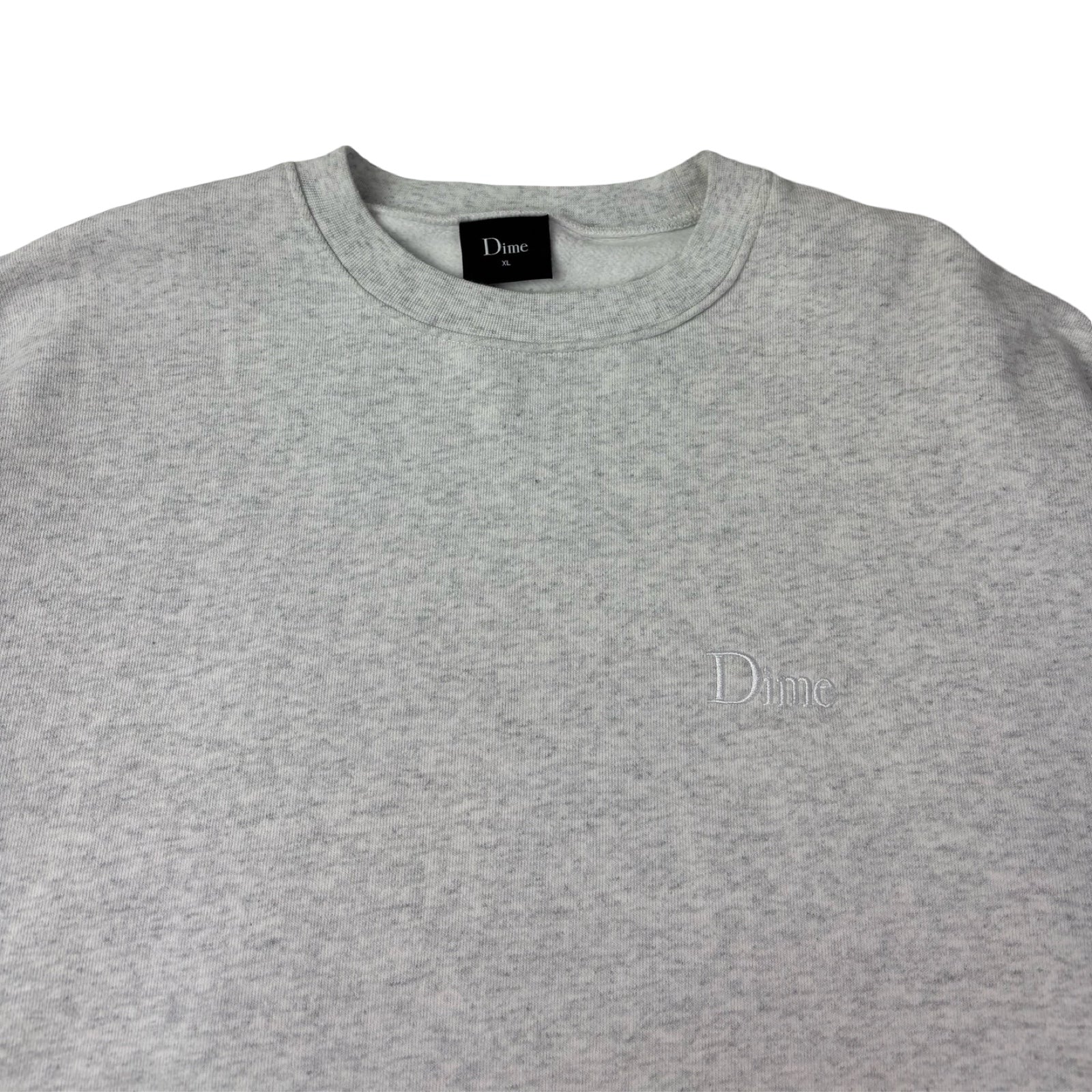 Dime Classic Small Logo Crewneck Grey